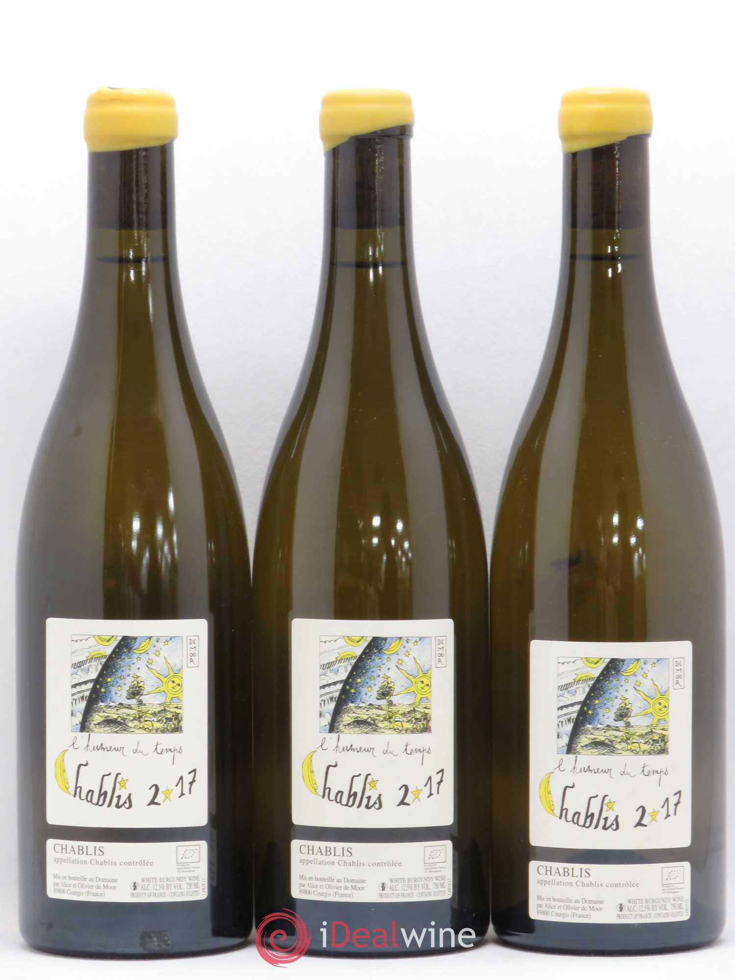 Chablis L'Humeur du Temps Alice et Olivier De Moor 2017 - Lot de 6 bouteilles - 2