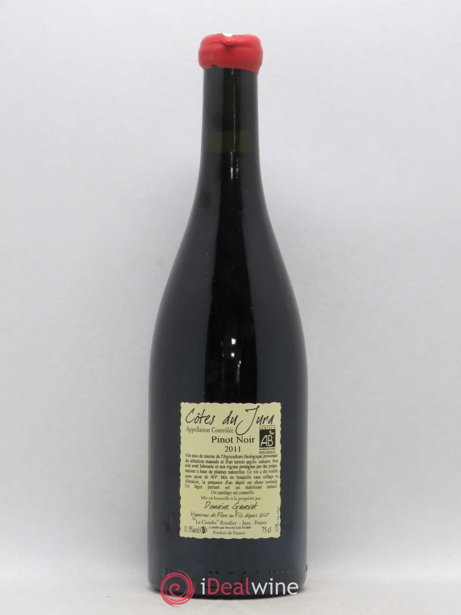 Côtes du Jura Cuvée Julien Jean-François Ganevat (Domaine) 2011 - Lot de 1 bouteille - 1