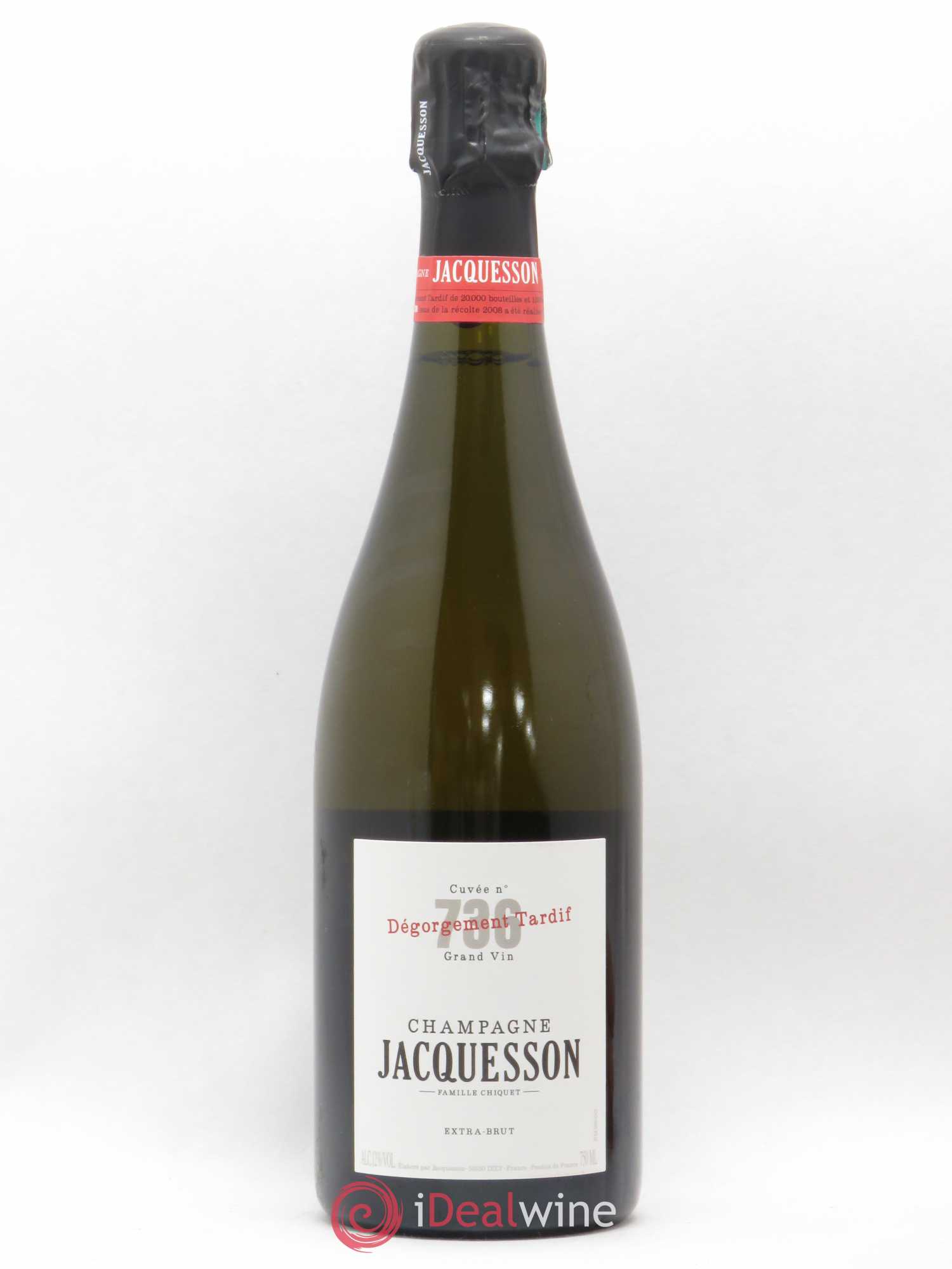 Cuvée 736 Dégorgement Tardif Extra-Brut Jacquesson 2008 - Lot de 1 bouteille - 0