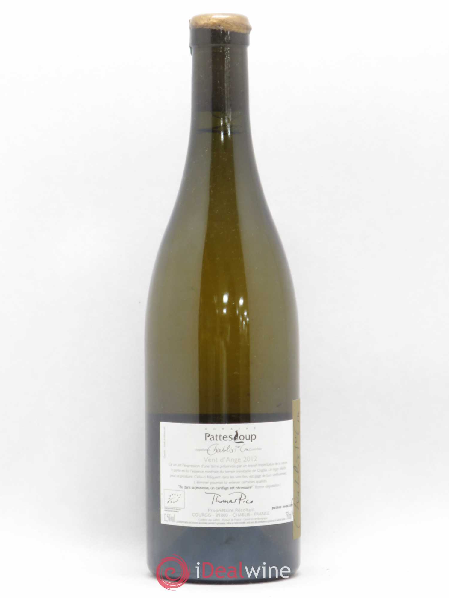 Chablis 1er Cru Beauregard Pattes Loup (Domaine) 2012 - Lot de 1 bouteille - 1