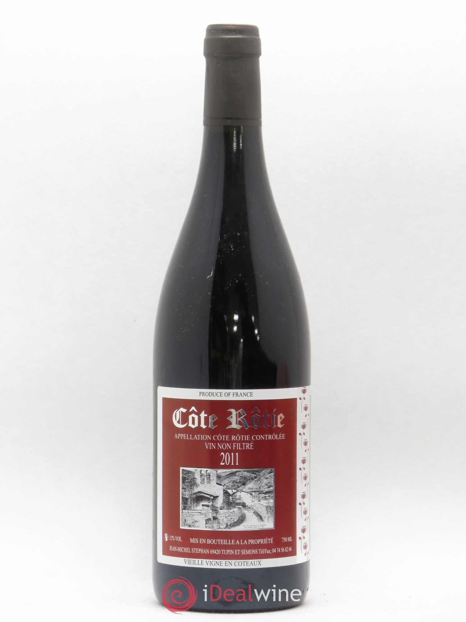 Côte-Rôtie Vieilles Vignes en Coteaux Jean-Michel Stephan 2011 - Posten von 1 Flasche - 0