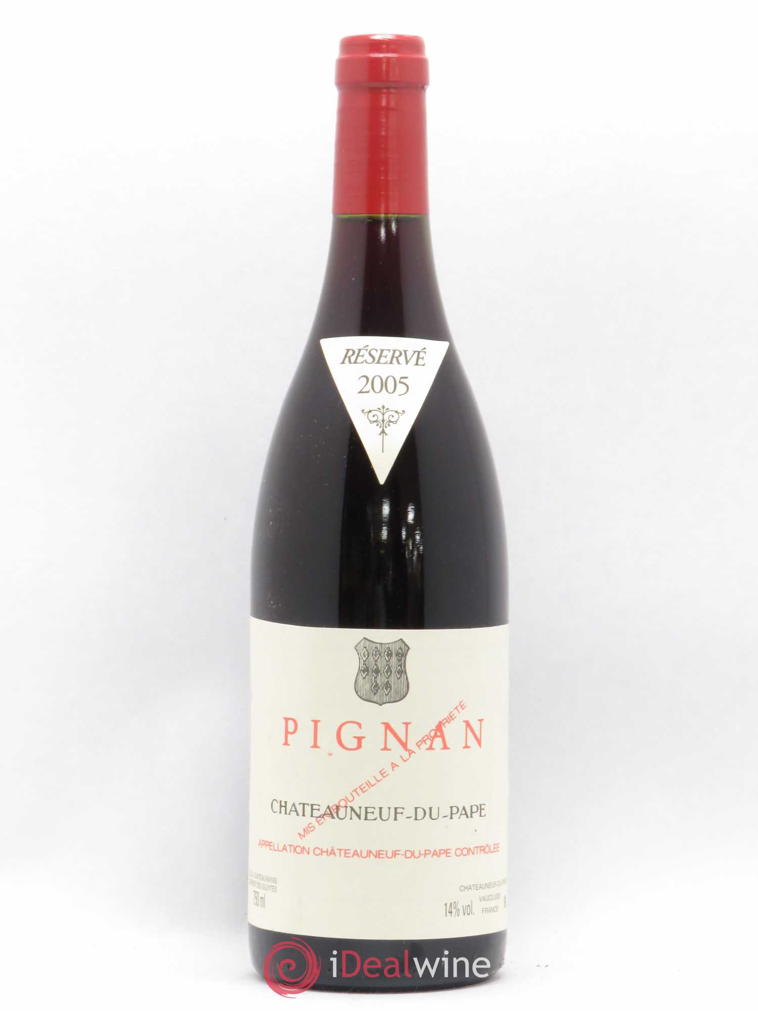 Châteauneuf-du-Pape Pignan Emmanuel Reynaud 2005 - Lot de 1 bouteille - 0