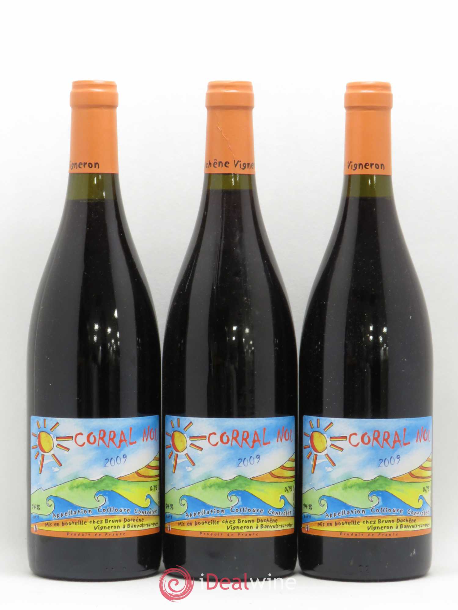 Collioure Corral Nou Bruno Duchêne 2009 - Lot de 6 bouteilles - 1