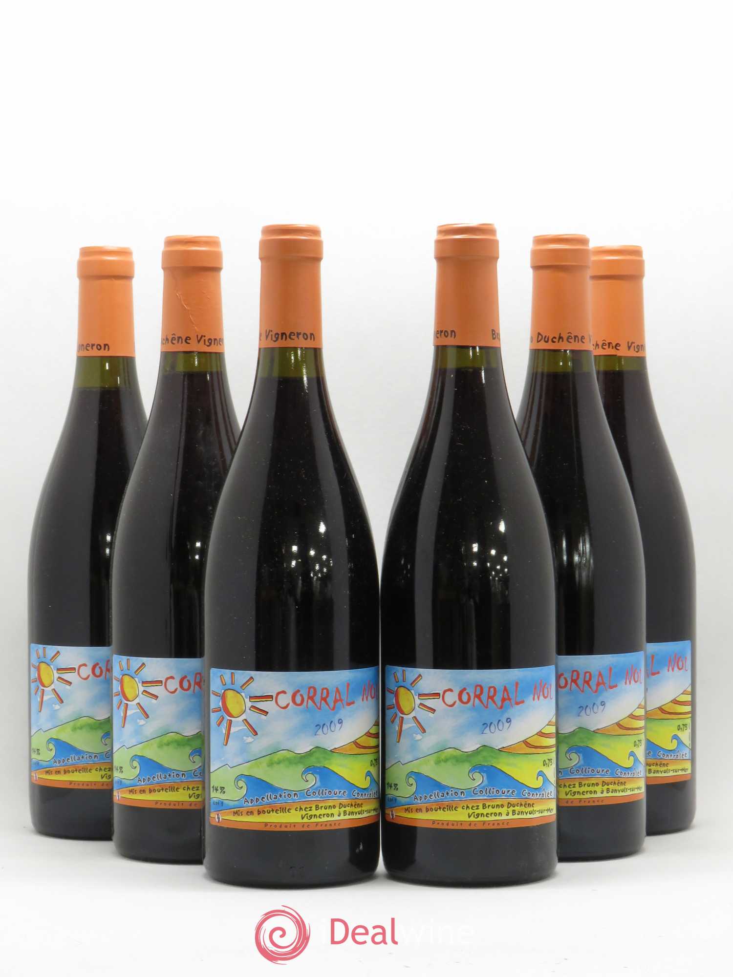 Collioure Corral Nou Bruno Duchêne 2009 - Lot de 6 bouteilles - 0