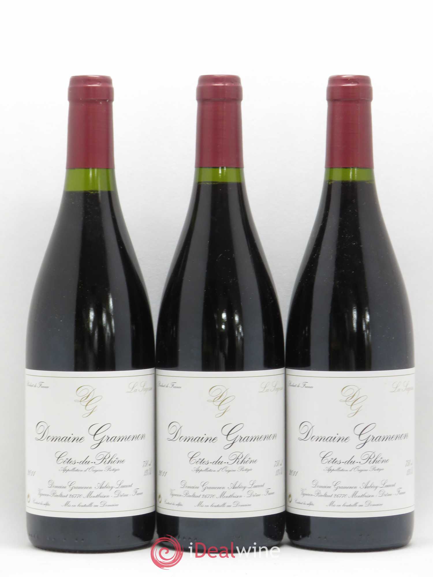 Côtes-du-Rhône La Sagesse Gramenon (Domaine) 2011 - Lot de 6 bouteilles - 1
