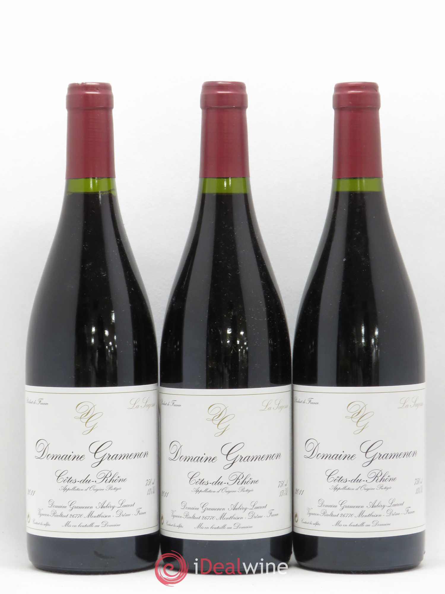 Côtes-du-Rhône La Sagesse Gramenon (Domaine) 2011 - Lot de 6 bouteilles - 2