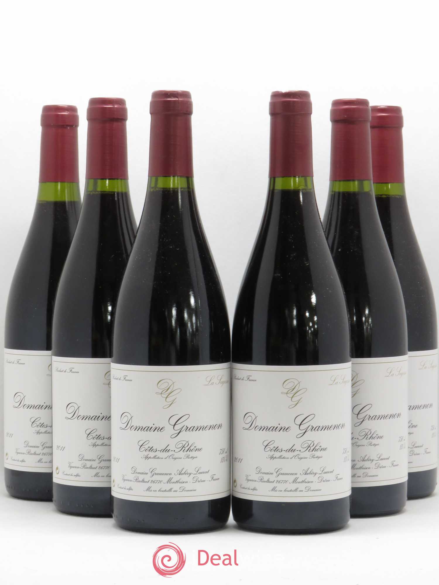 Côtes-du-Rhône La Sagesse Gramenon (Domaine) 2011 - Lot de 6 bouteilles - 0