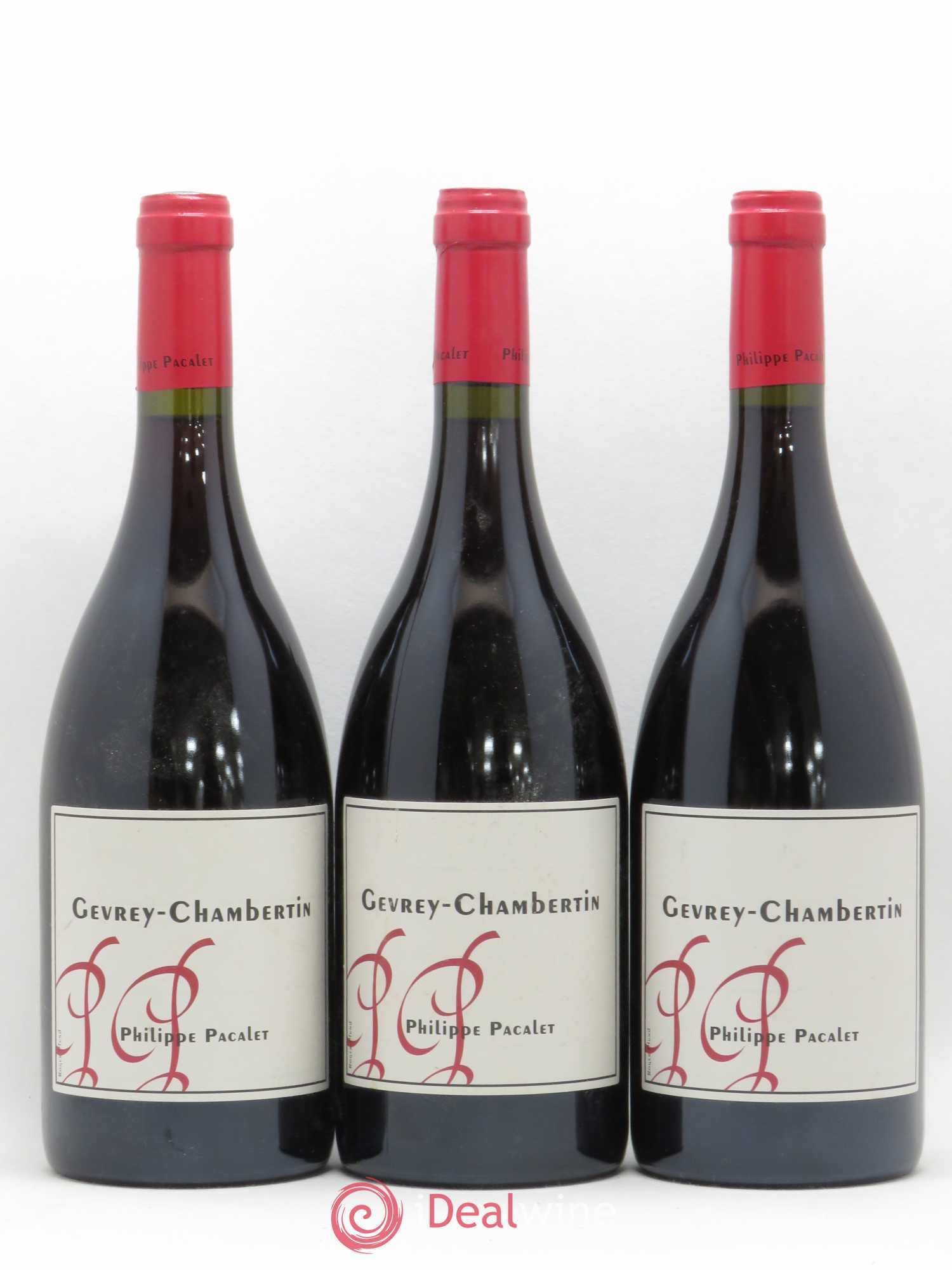 Gevrey-Chambertin Philippe Pacalet 2008 - Lot de 3 bouteilles - 0