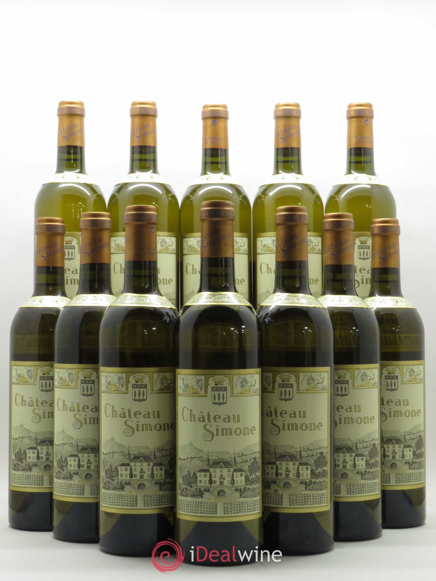Palette Château Simone Famille Rougier 2011 - Posten von 12 Flaschen - 0