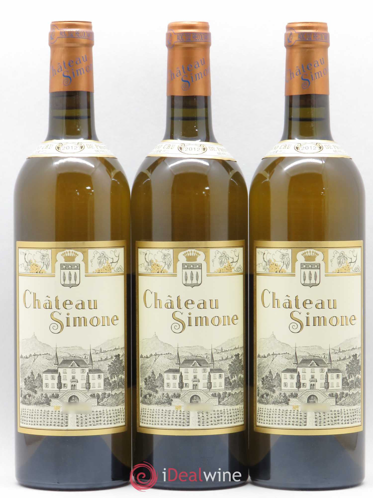 Palette Château Simone Famille Rougier 2012 - Lot de 3 bouteilles - 0