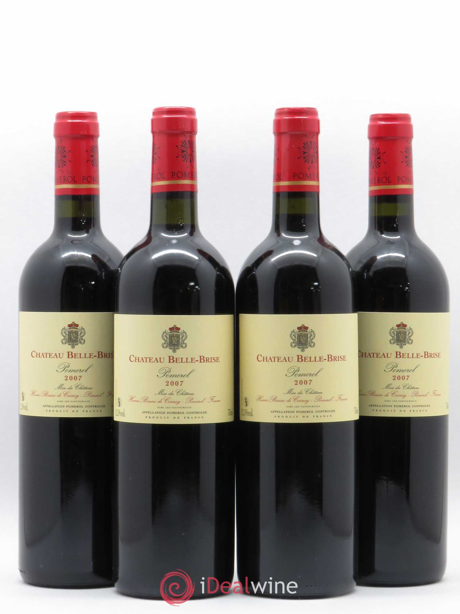 Château Belle-Brise 2007 - Lot de 4 bouteilles - 0