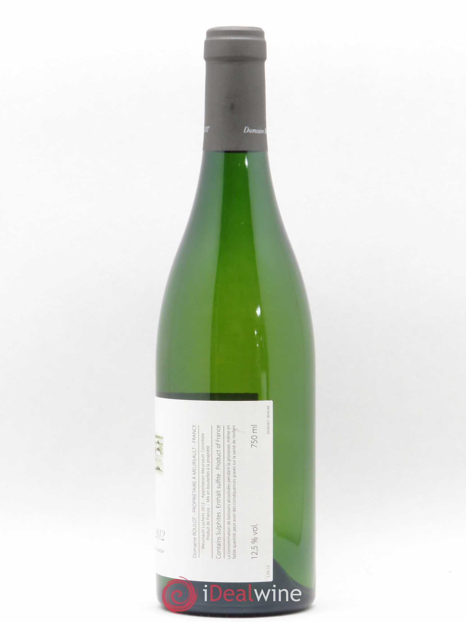 Meursault Luchets Roulot (Domaine) 2012 - Lot de 1 bouteille - 1