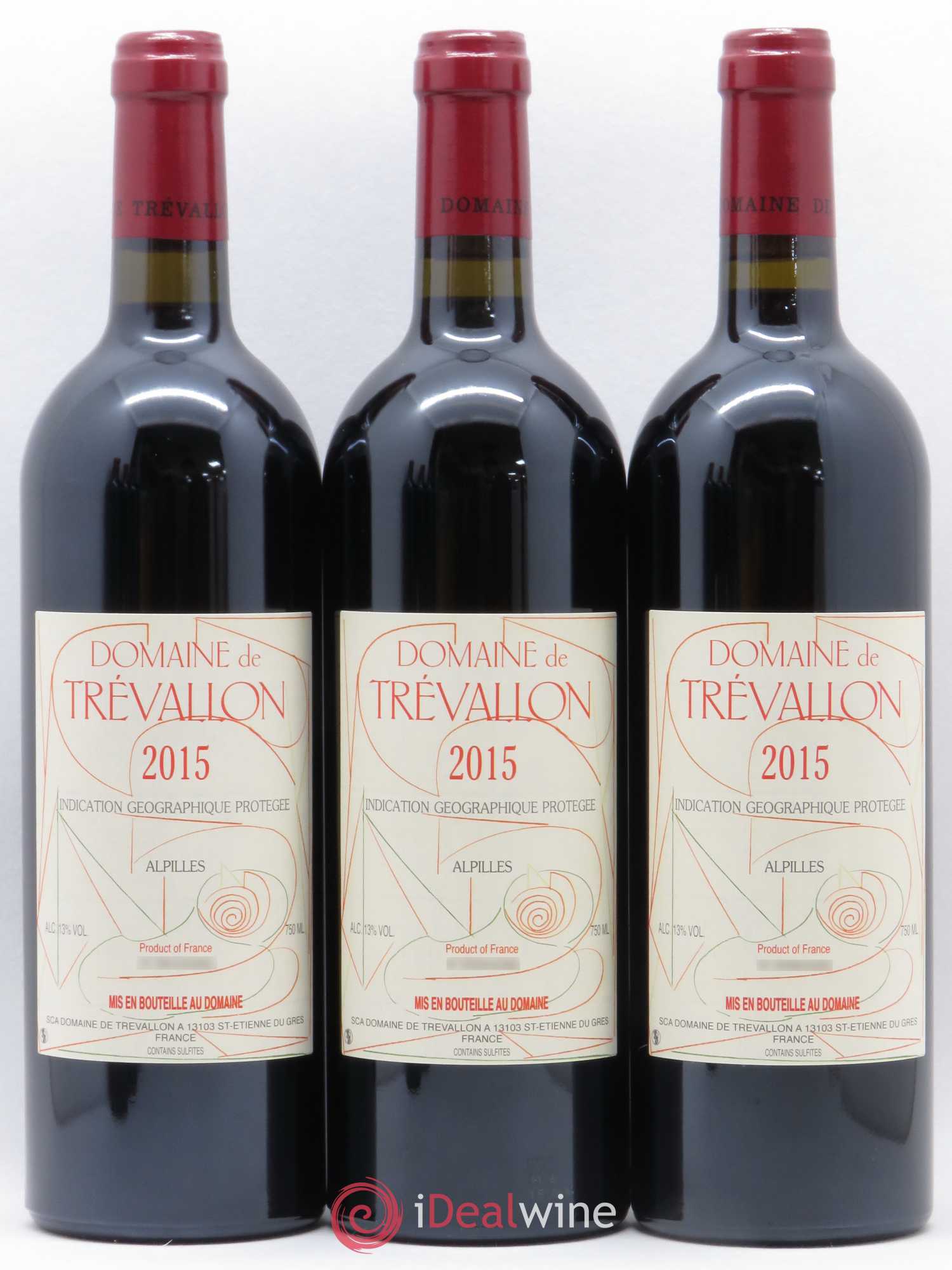 Alpilles Trévallon (Domaine de) Eloi Dürrbach 2015 - Lot de 6 bouteilles - 1