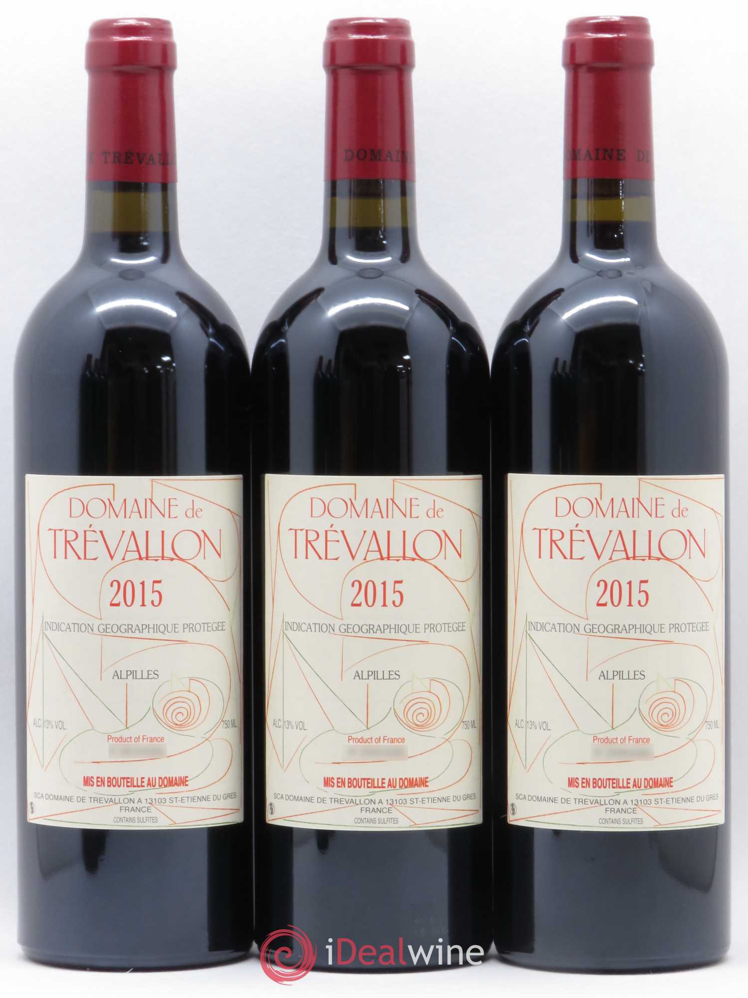 Alpilles Trévallon (Domaine de) Eloi Dürrbach 2015 - Lot de 6 bouteilles - 2