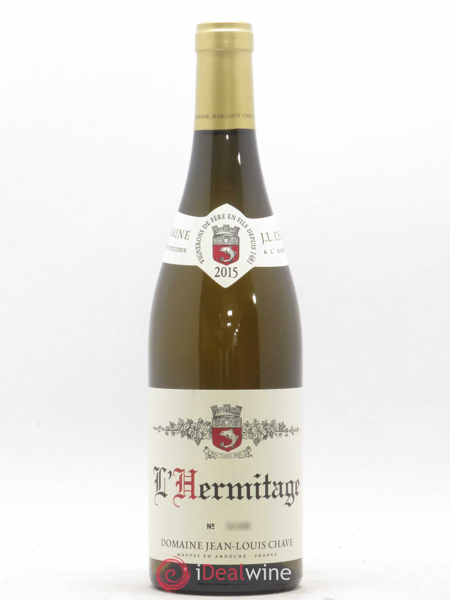 Hermitage Jean-Louis Chave 2015 - Lot de 1 bouteille - 0