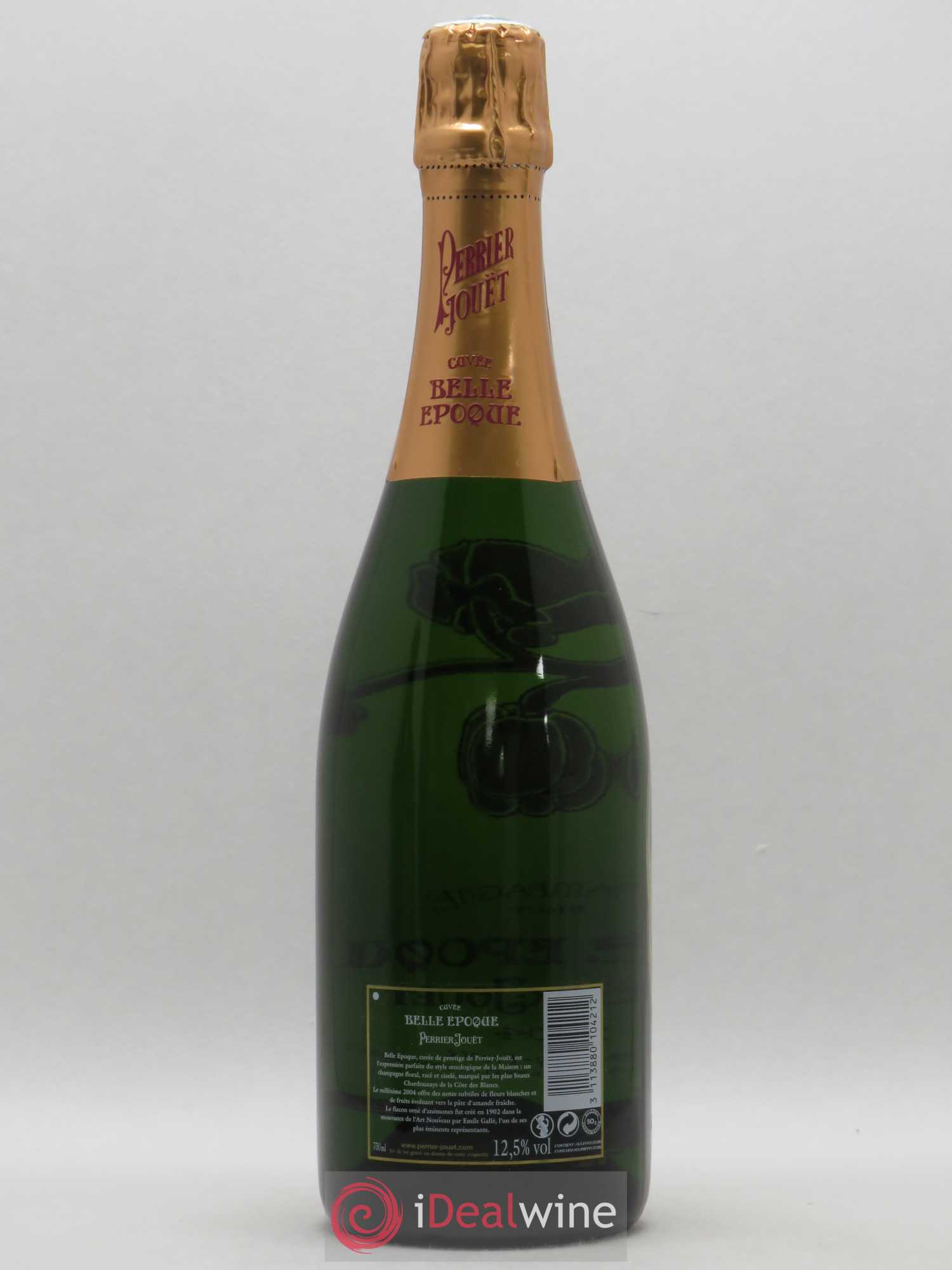 Cuvée Belle Epoque Brut Perrier-Jouët 2004 - Lot de 1 bouteille - 1