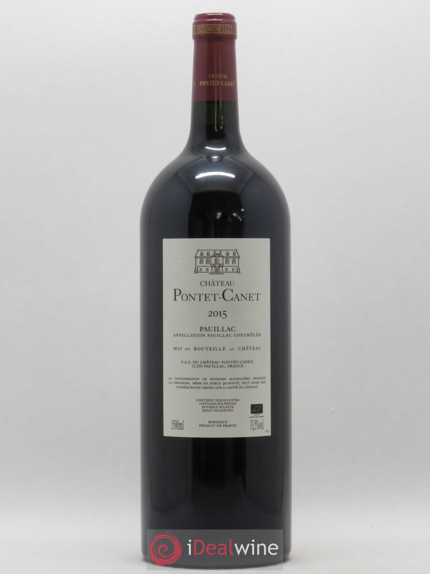 Château Pontet Canet 5ème Grand Cru Classé 2015 - Lot de 1 magnum - 1