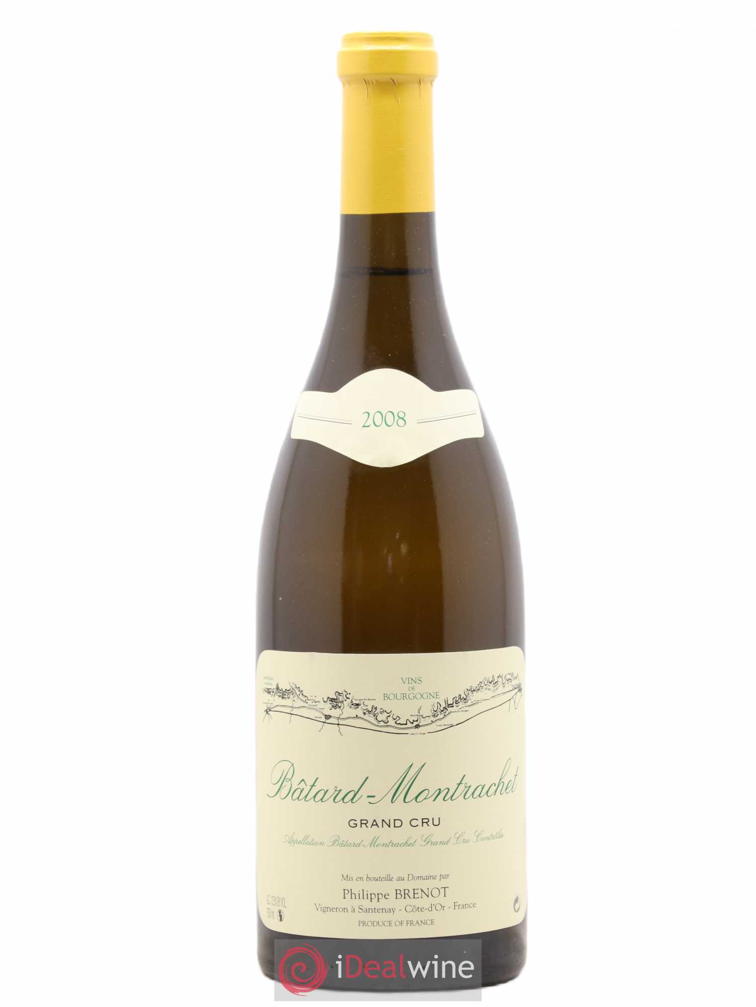 Bâtard-Montrachet Grand Cru Philippe Brenot 2008 - Lot de 1 bouteille - 0