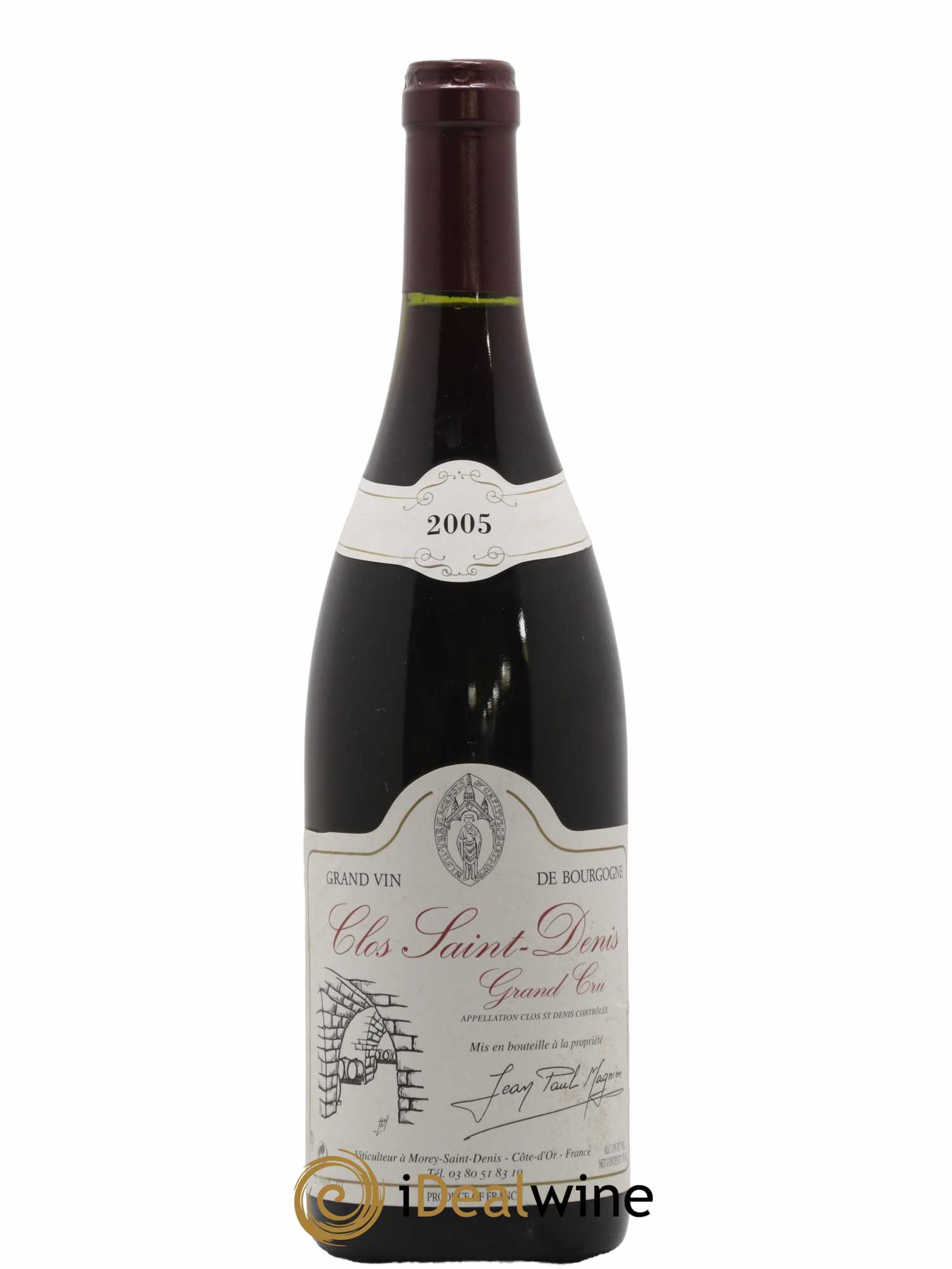 Clos Saint-Denis Grand Cru Jean-Paul Magnien 2005 - Lot de 1 bouteille - 0