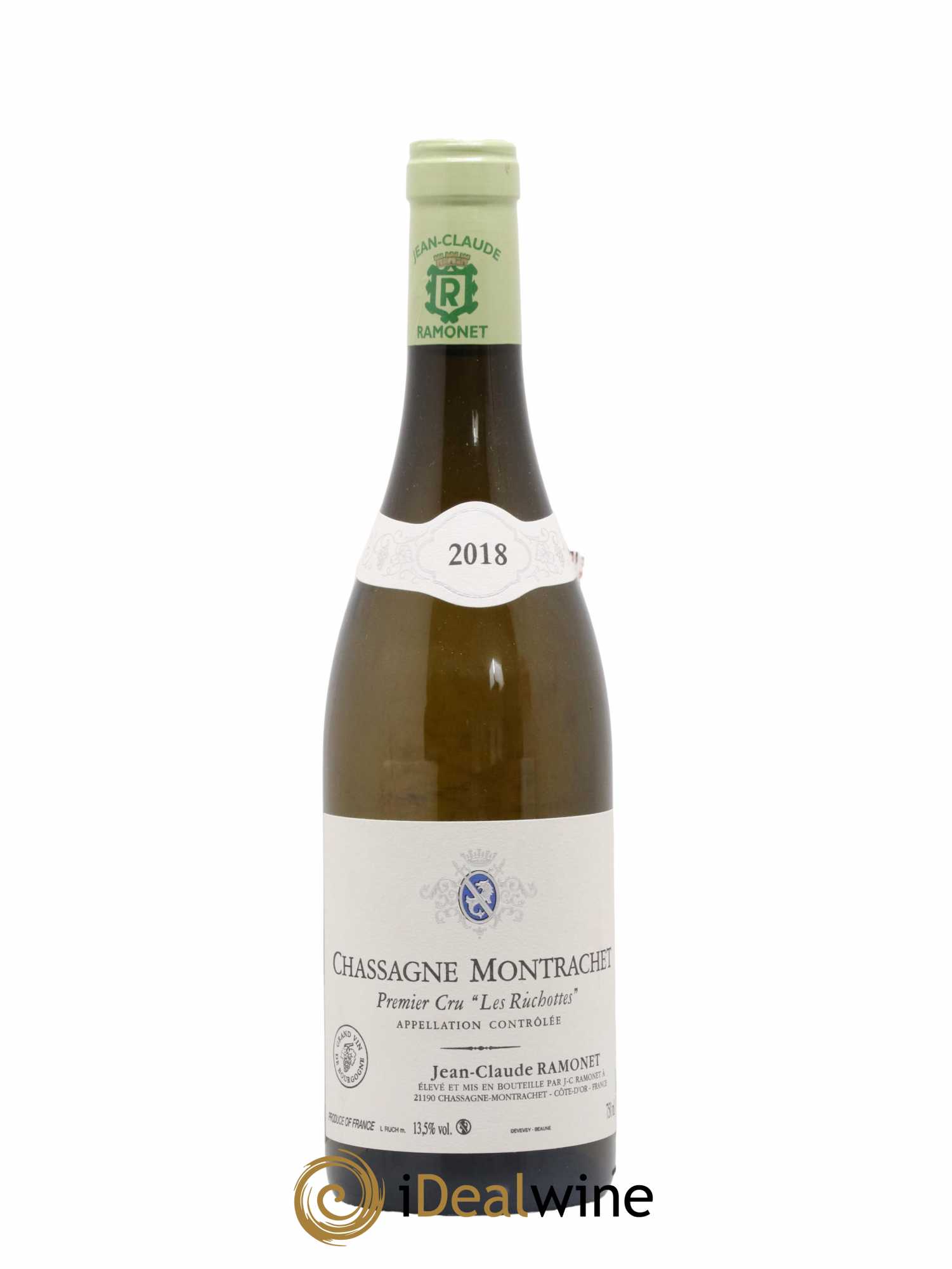 Chassagne-Montrachet 1er Cru Les Ruchottes Ramonet (Domaine) 2018 - Lot de 1 bouteille - 0