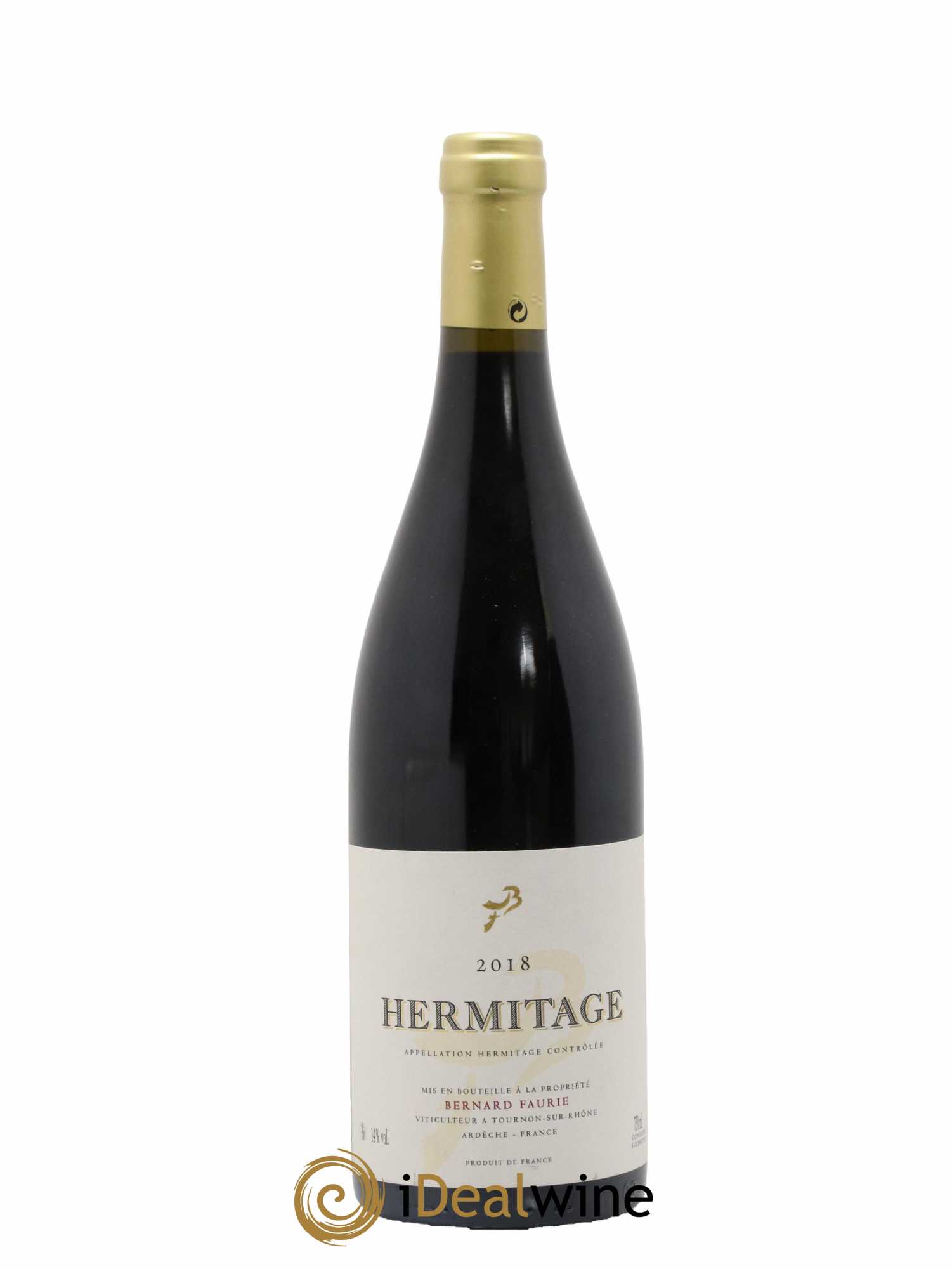 Hermitage Bessards Méal (capsule dorée) Bernard Faurie 2018 - Lot de 1 bouteille - 0