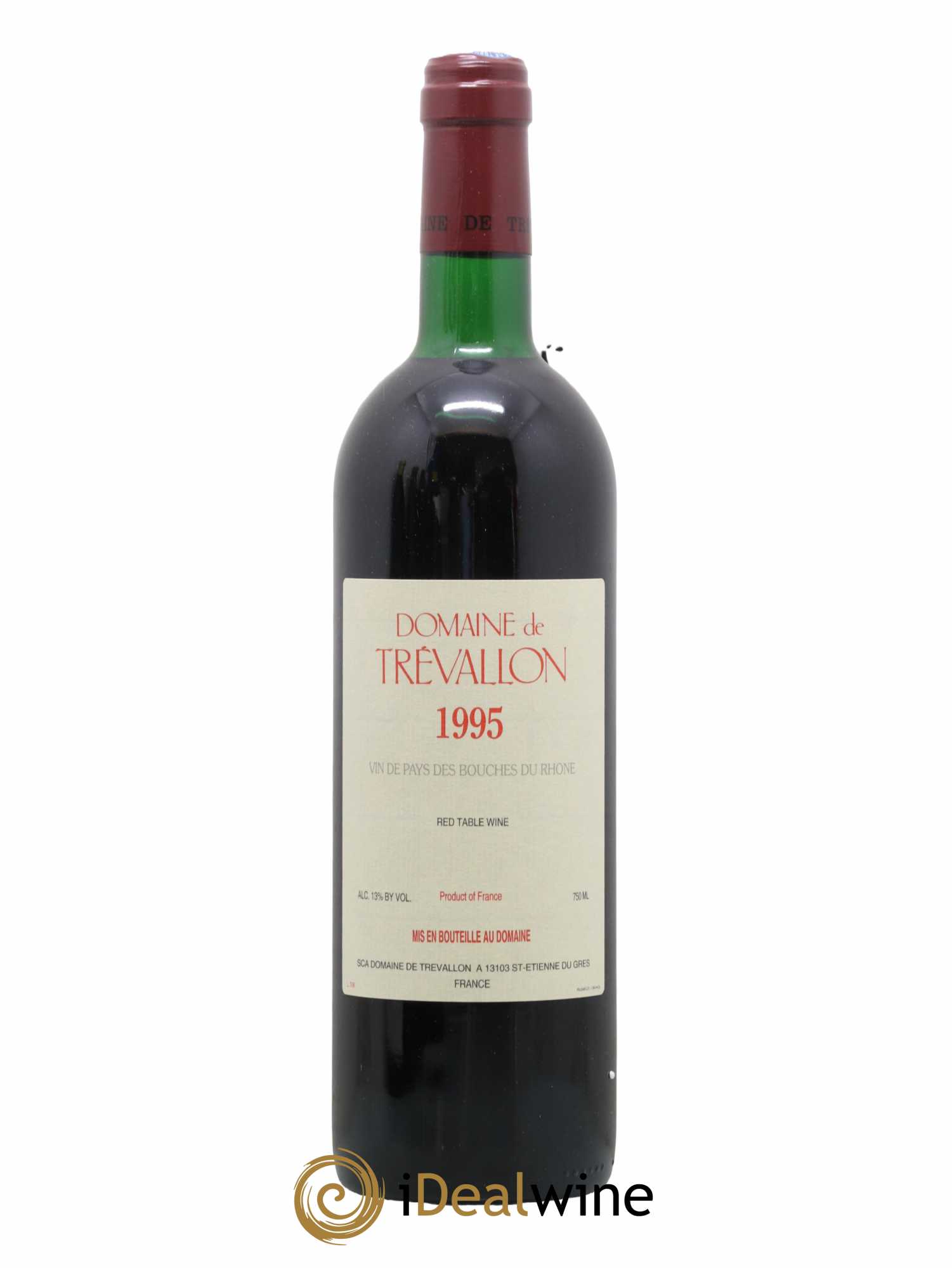 VDP Bouches du Rhône Trévallon (Domaine de) Eloi Dürrbach 1995 - Lot de 1 bouteille - 0