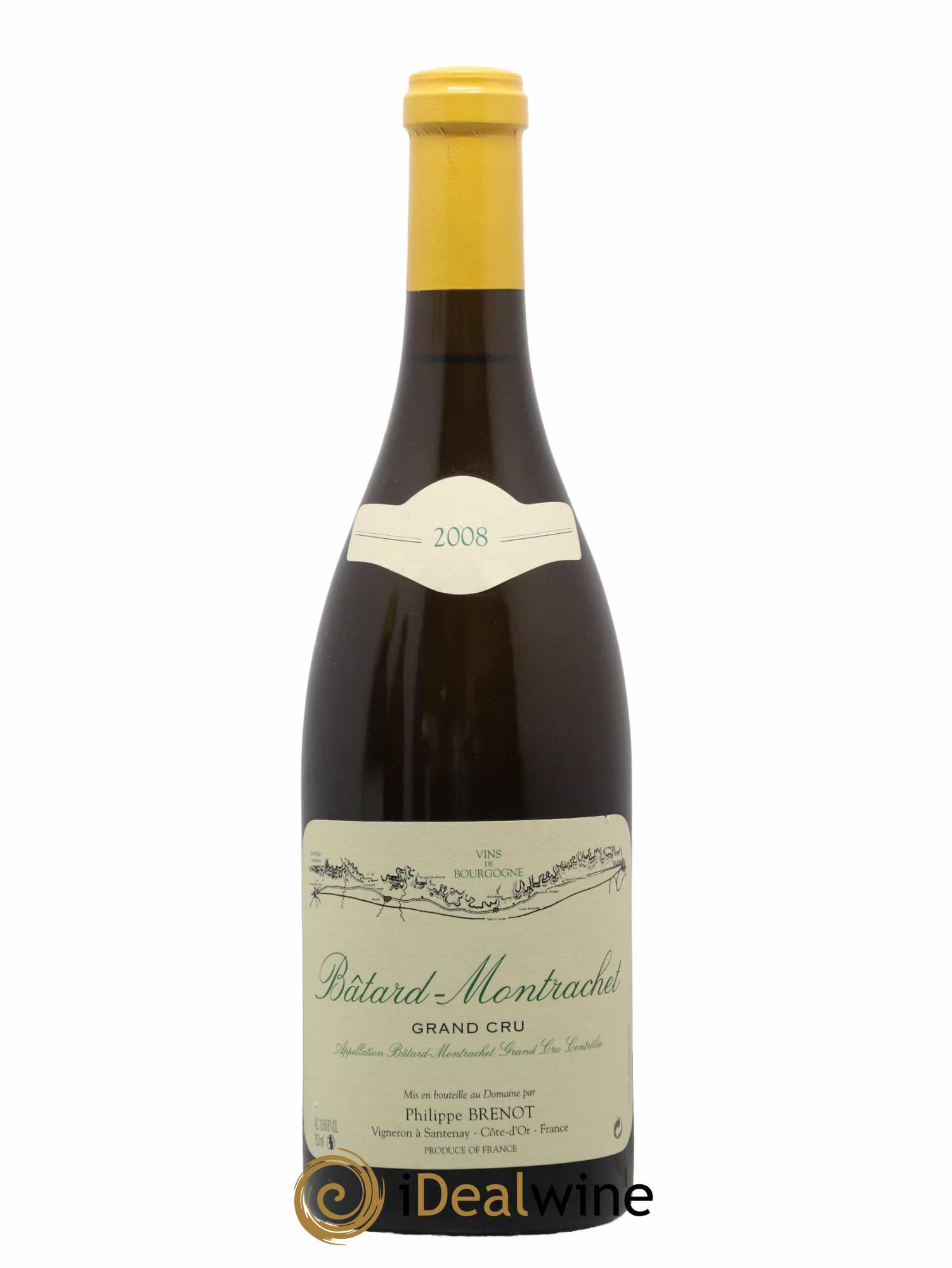 Bâtard-Montrachet Grand Cru Domaine Philippe Brenot 2008 - Lot de 1 bouteille - 0