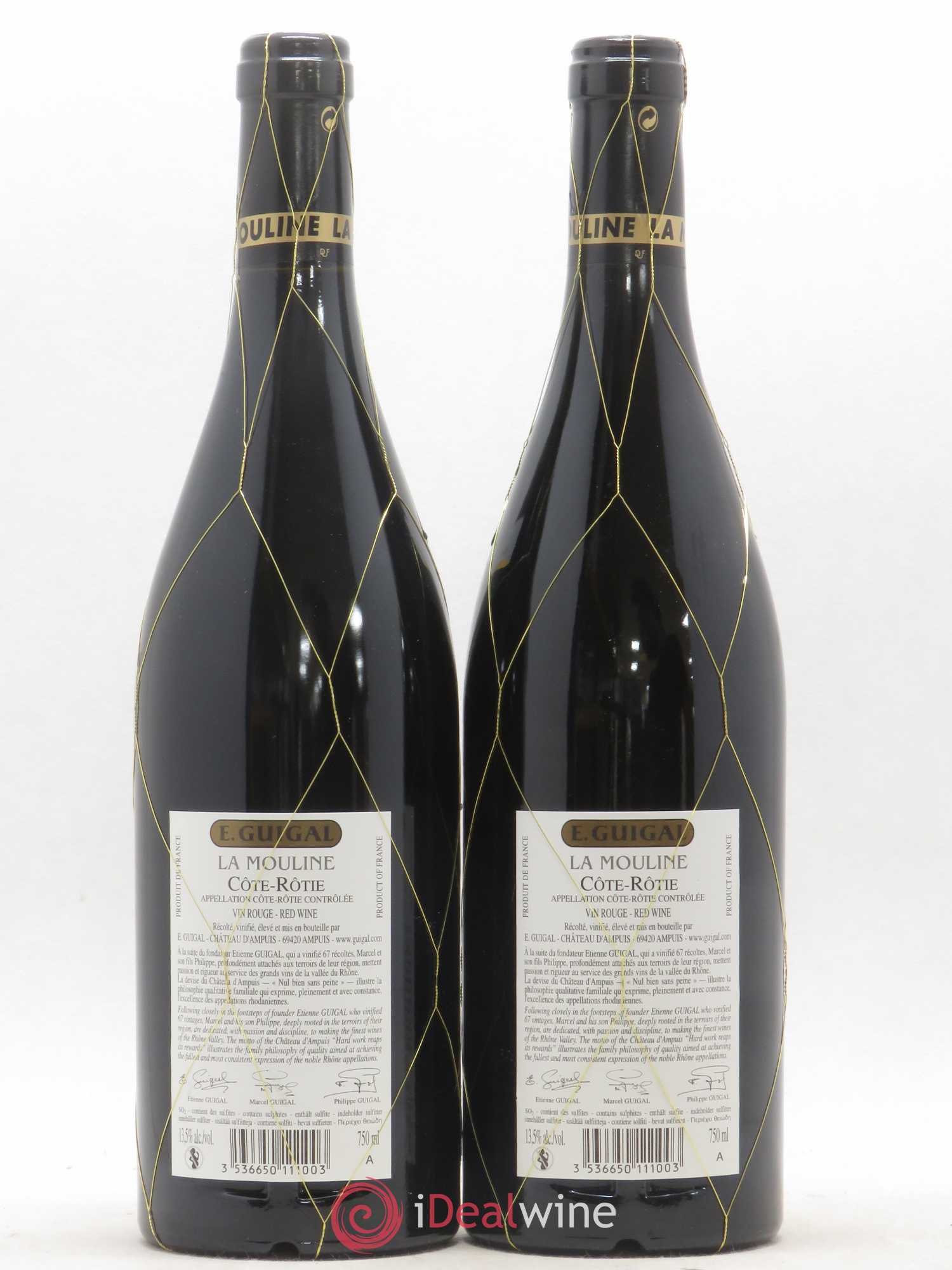 Côte-Rôtie La Mouline Guigal 2013 - Lot de 2 bouteilles - 1