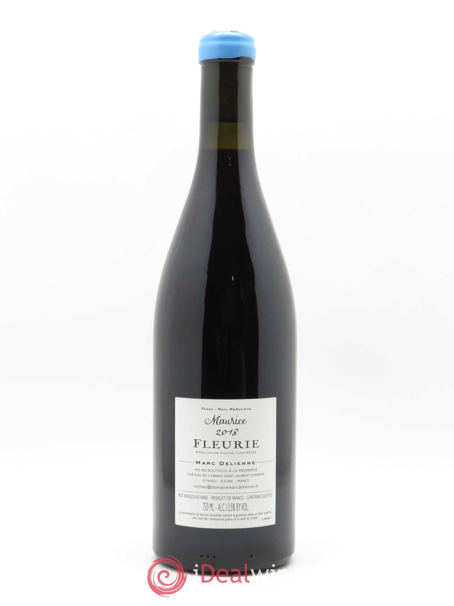 Fleurie Maurice Marc Delienne 2018 - Lot de 1 bouteille - 1