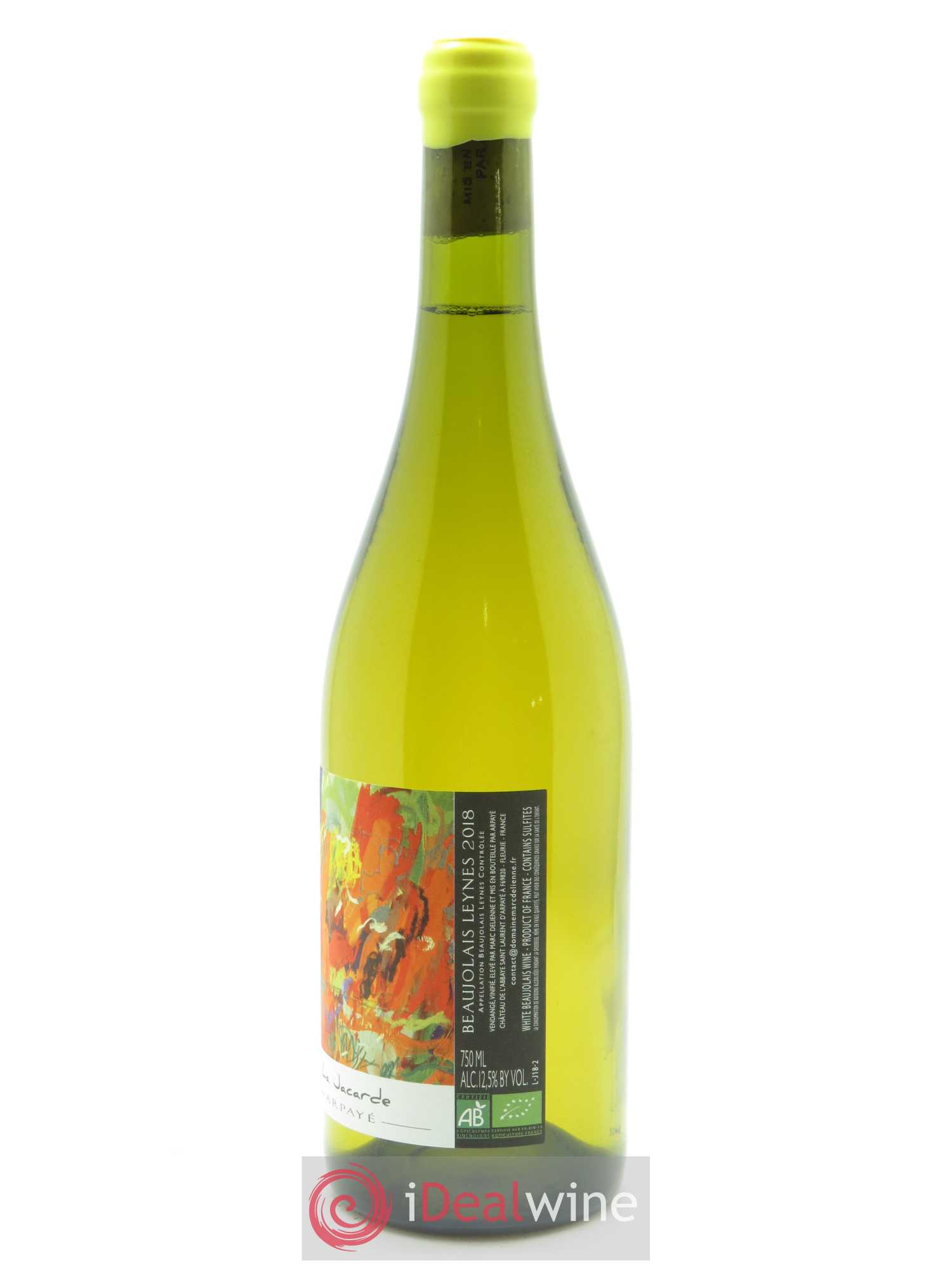 Beaujolais La Jacarde Marc Delienne 2018 - Lot de 1 bouteille - 1