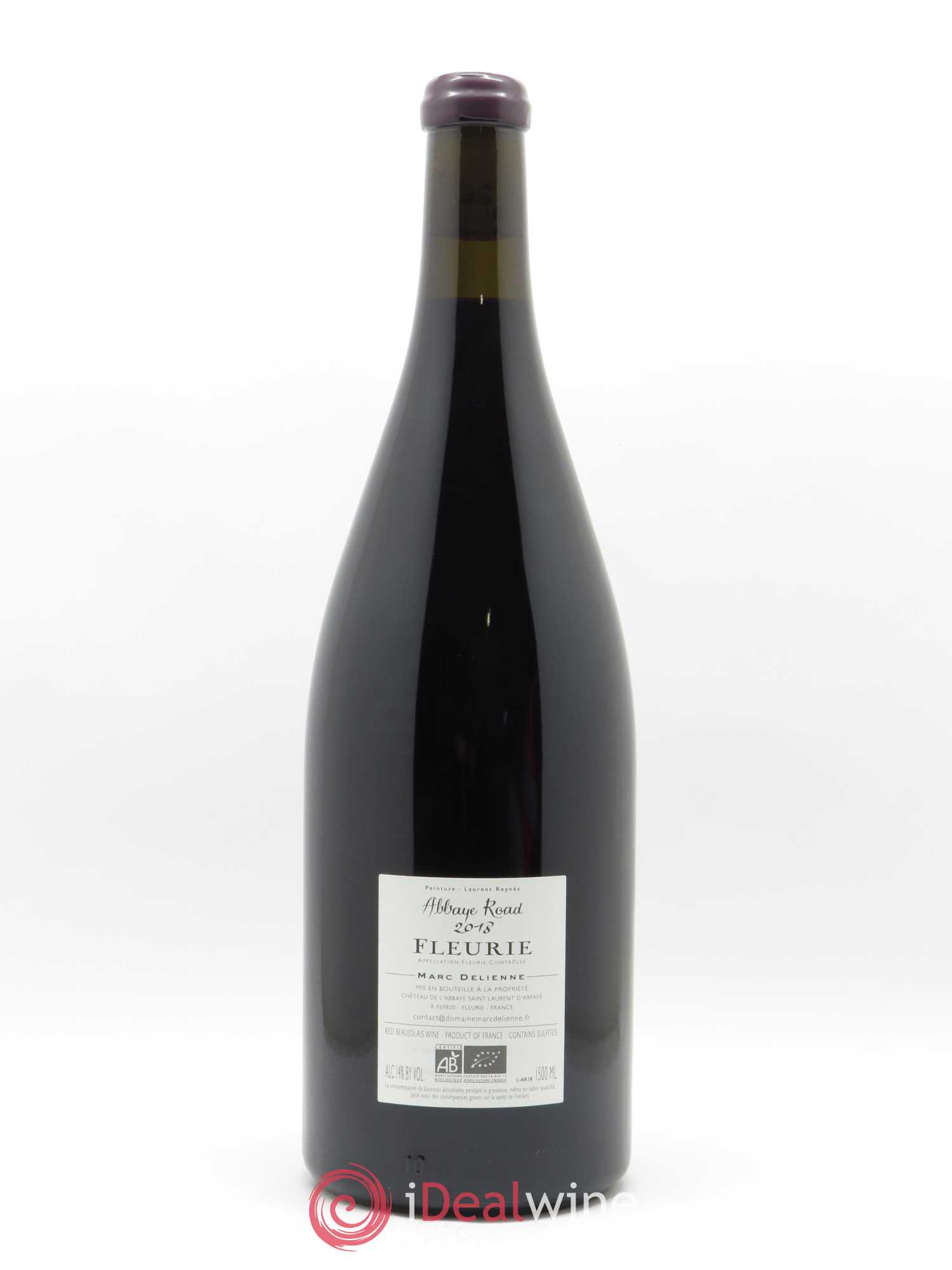 Fleurie Abbaye Road Marc Delienne 2018 - Lot de 1 magnum - 1