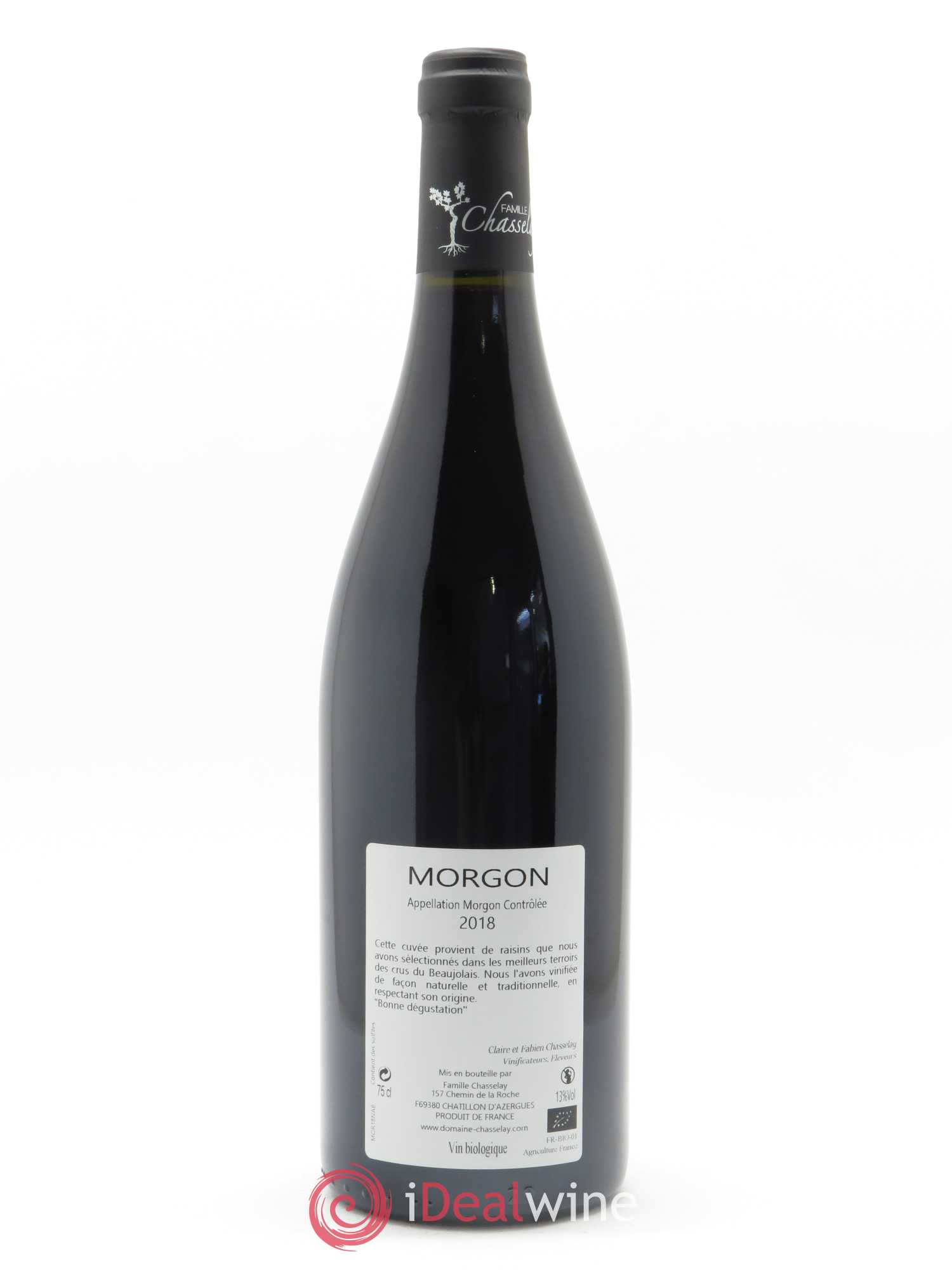 Morgon Corcelette Chasselay 2018 - Lot of 1 bottle - 1