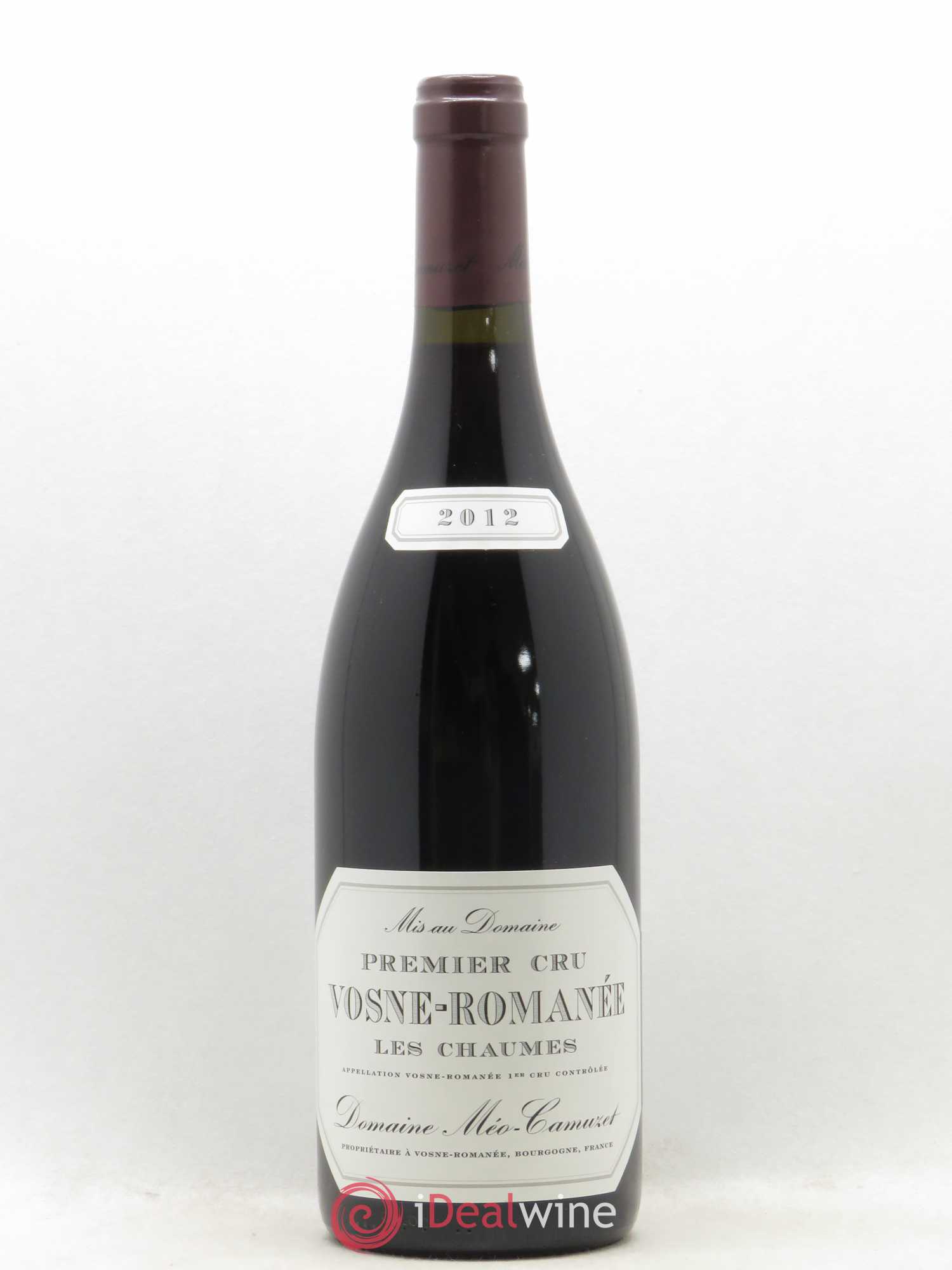 Vosne-Romanée 1er Cru Les Chaumes Méo-Camuzet (Domaine) 2012 - Lot de 1 bouteille - 0
