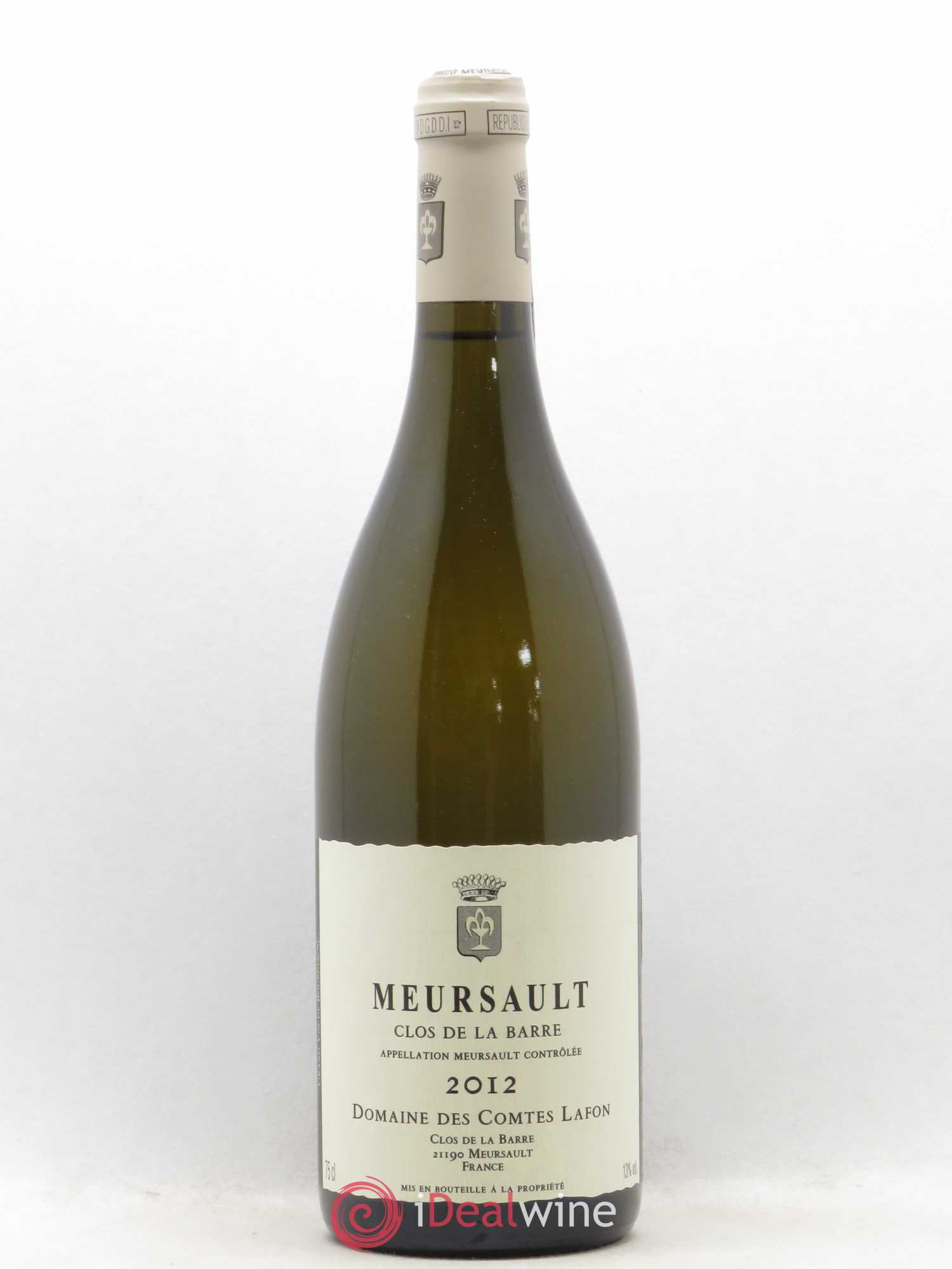 Meursault Clos de la Barre Comtes Lafon (Domaine des) 2012 - Lot de 1 bouteille - 0