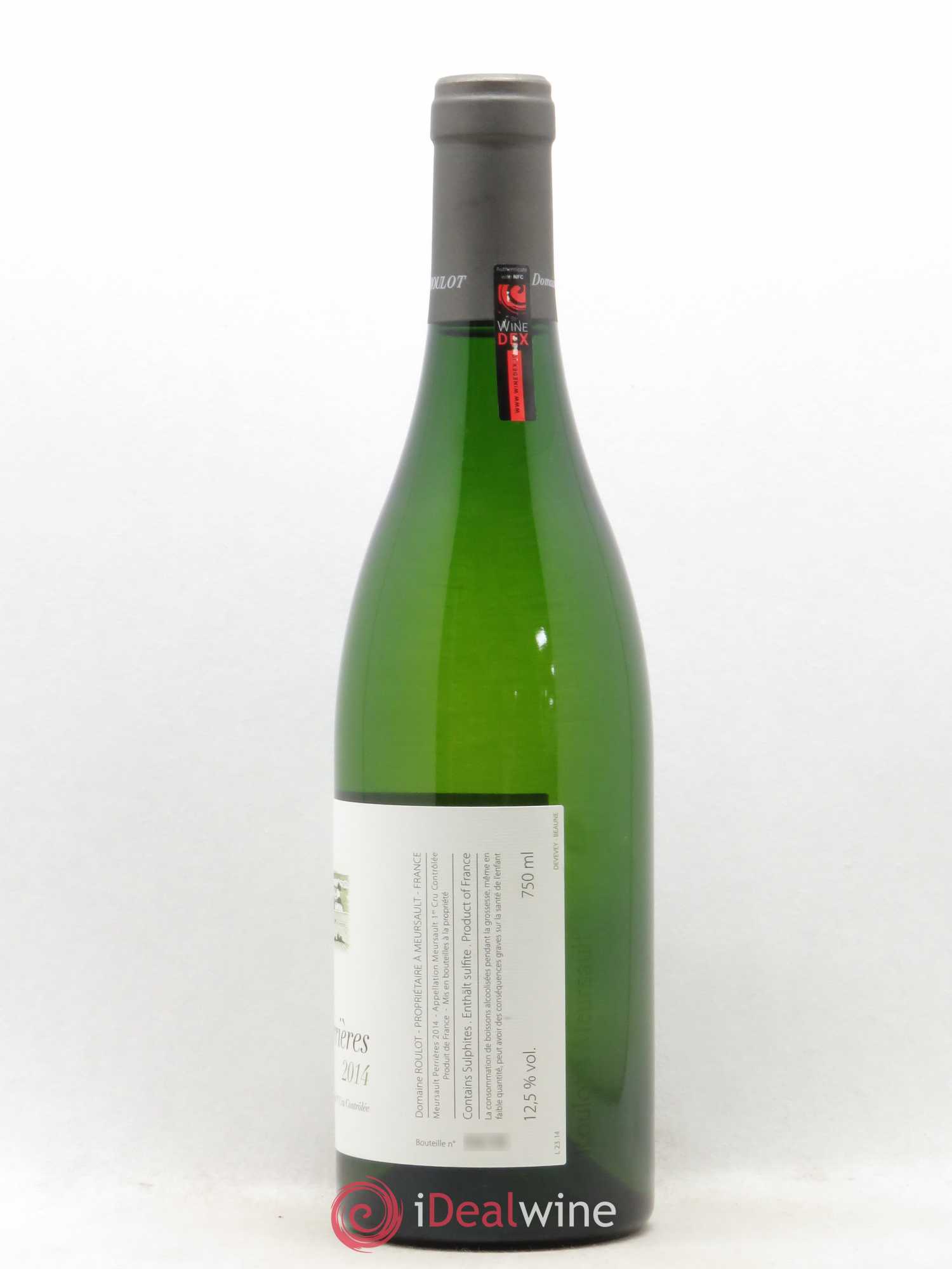 Meursault 1er Cru Perrières Roulot (Domaine) 2014 - Lot de 1 bouteille - 1