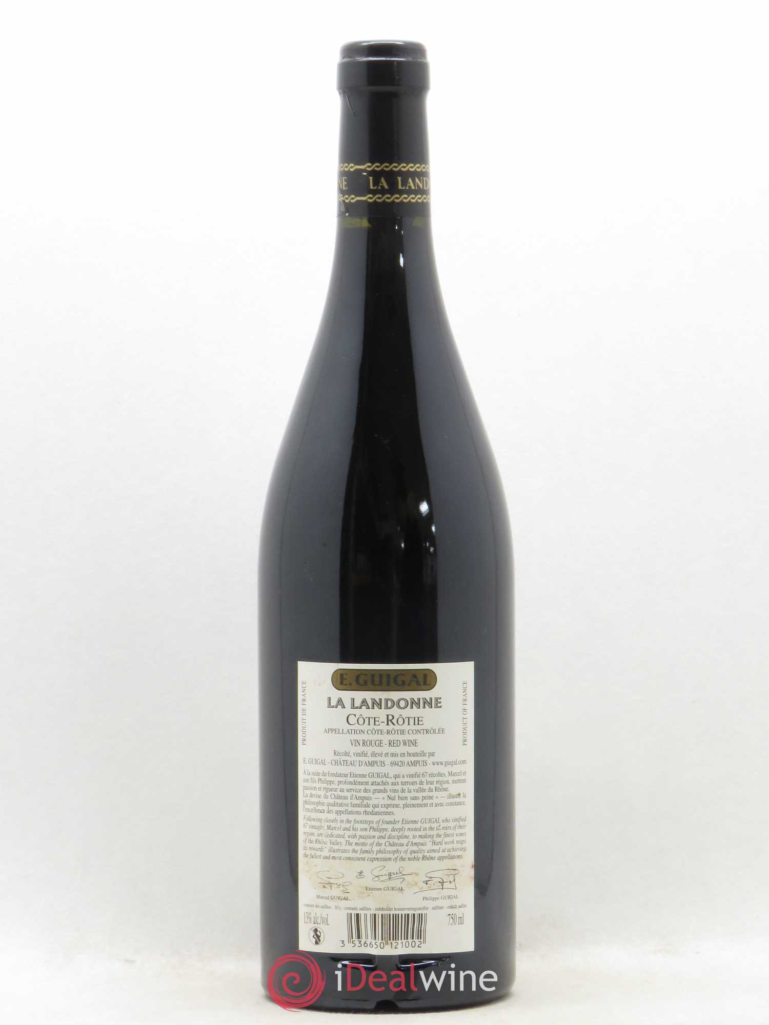 Côte-Rôtie La Landonne Guigal 2005 - Lot de 1 bouteille - 1