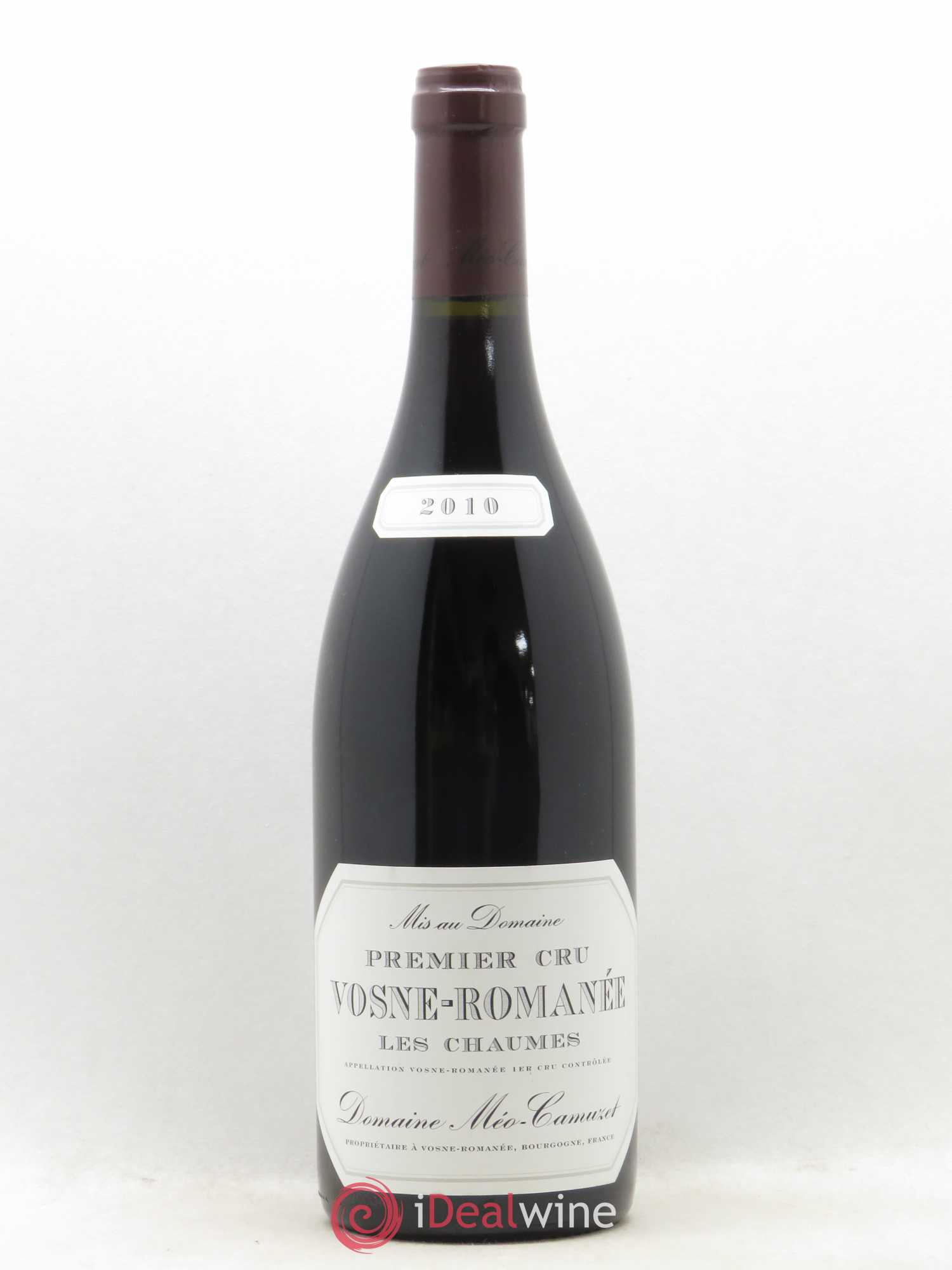 Vosne-Romanée 1er Cru Les Chaumes Méo-Camuzet (Domaine) 2010 - Lot de 1 bouteille - 0
