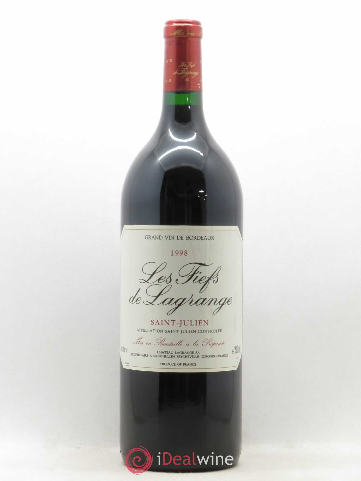 Les Fiefs de Lagrange Second Vin 1998 - Lot de 1 magnum - 0