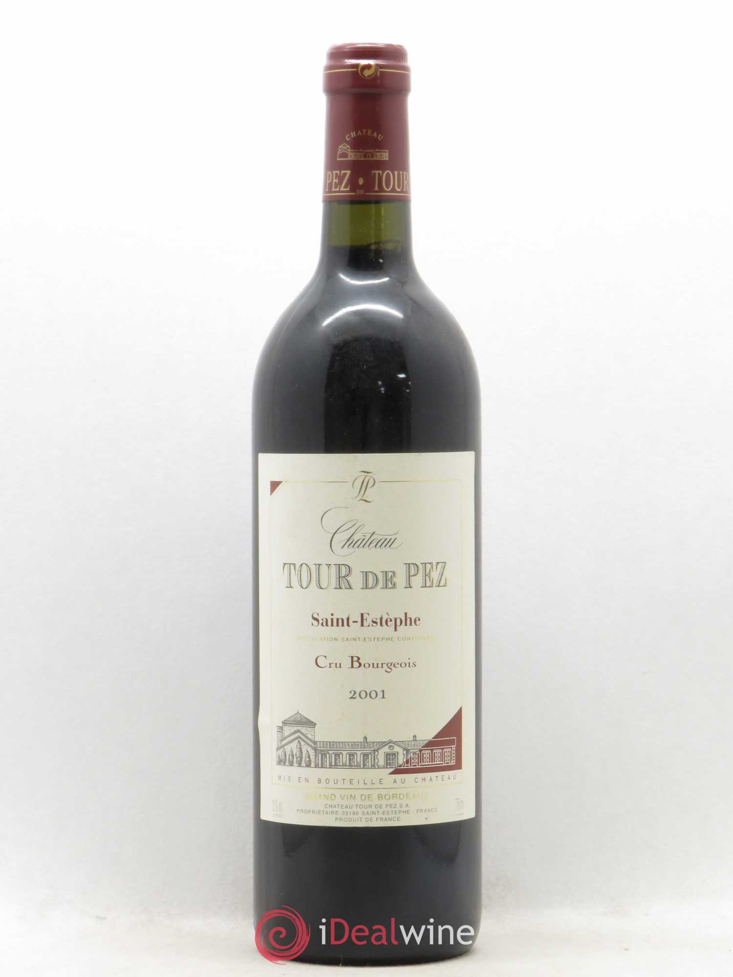 Château Tour de Pez Cru Bourgeois 2001 - Lot de 1 bouteille - 0