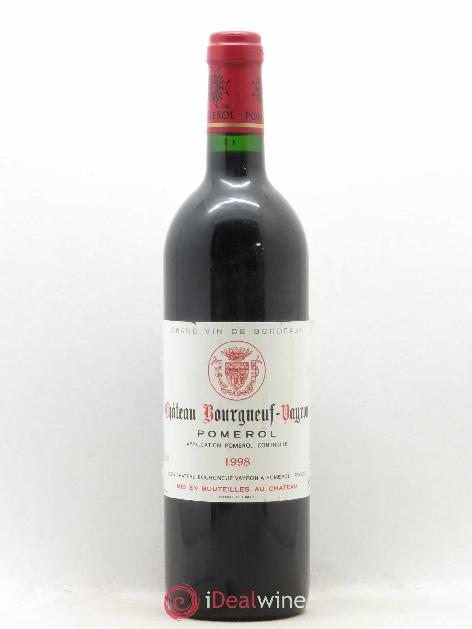 Château Bourgneuf Vayron 1998 - Lot de 1 bouteille - 0