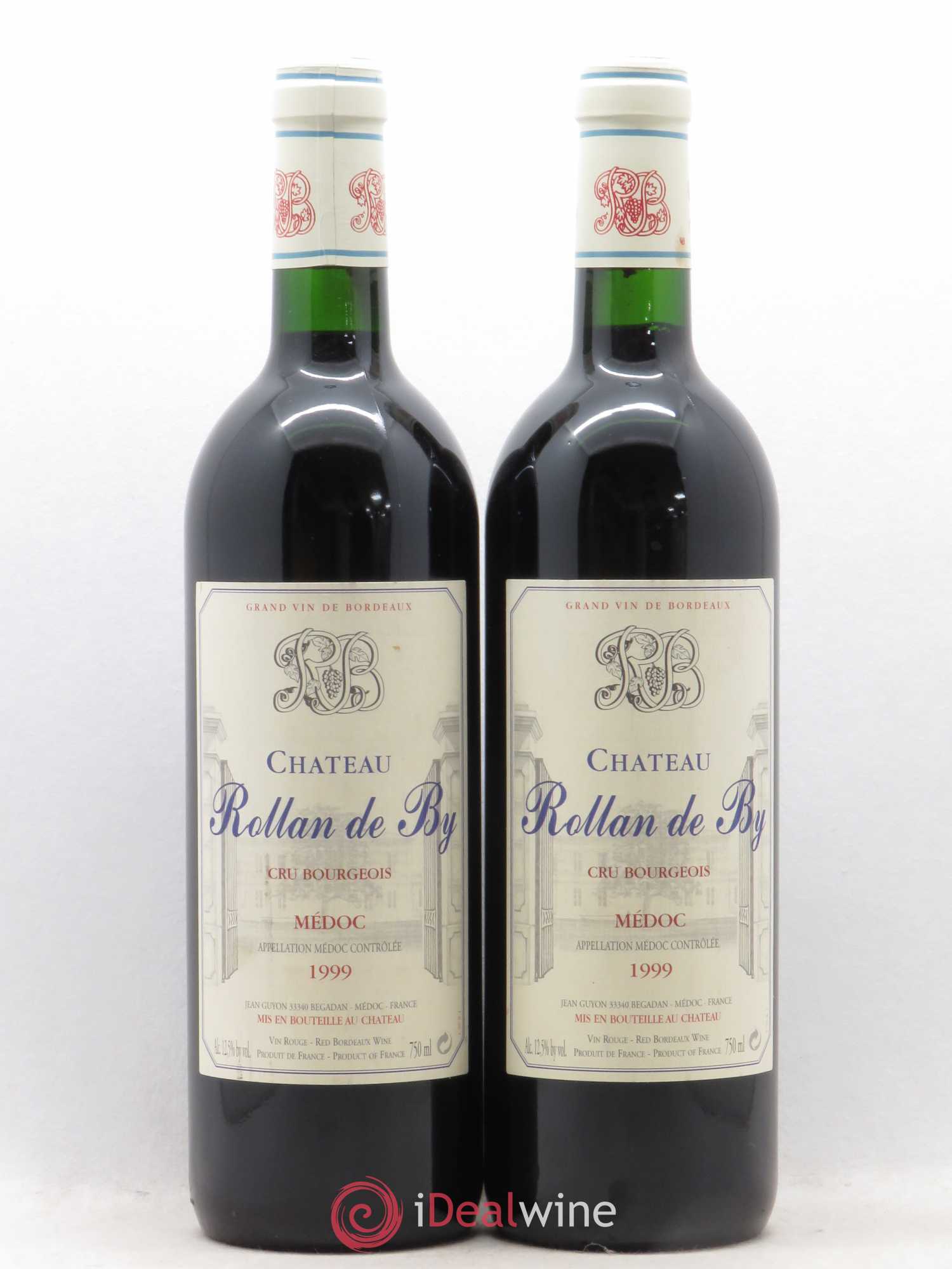 Château Rollan de By Cru Bourgeois 1999 - Lot de 2 bouteilles - 0