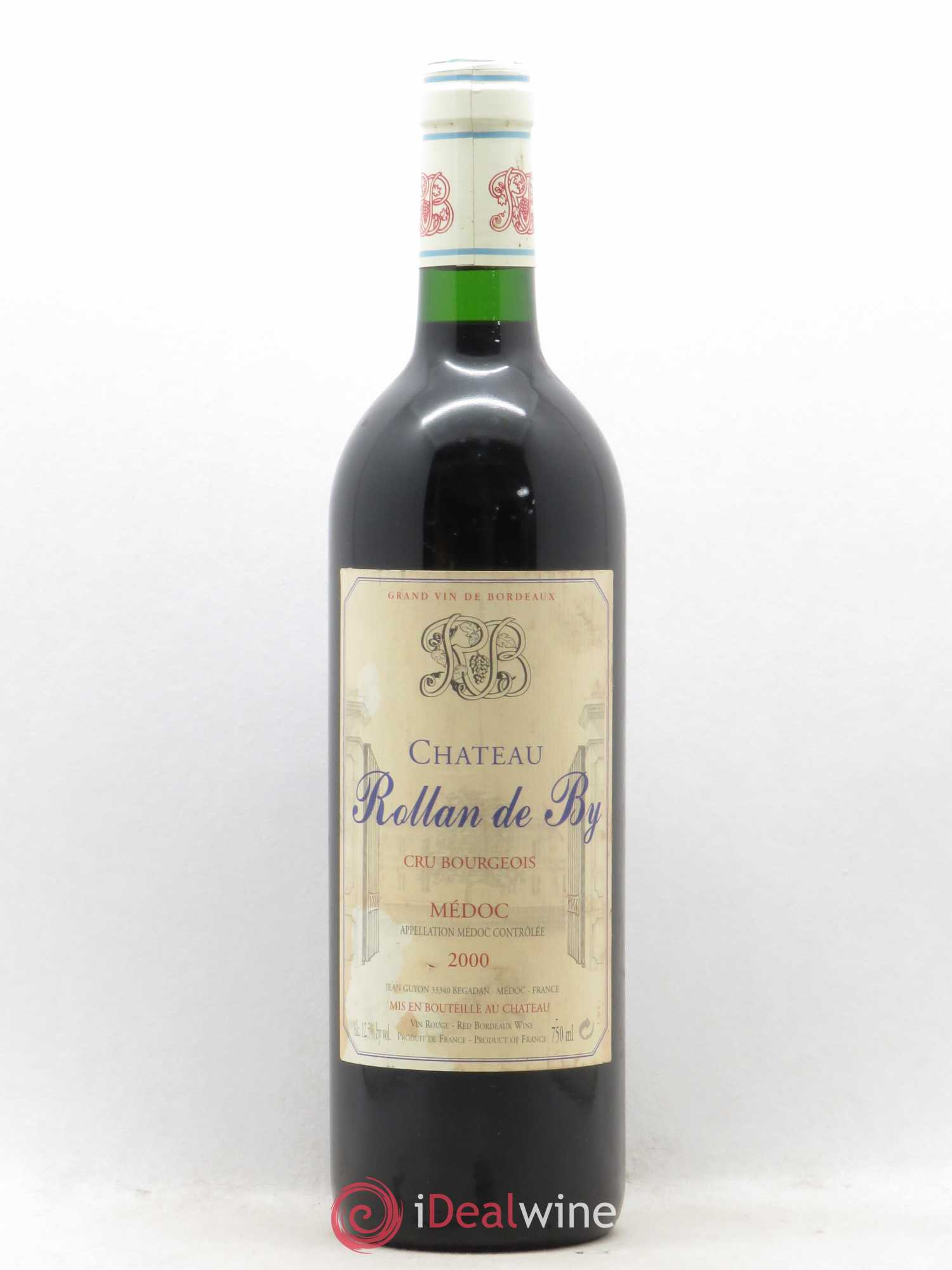 Château Rollan de By Cru Bourgeois 2000 - Lot de 1 bouteille - 0