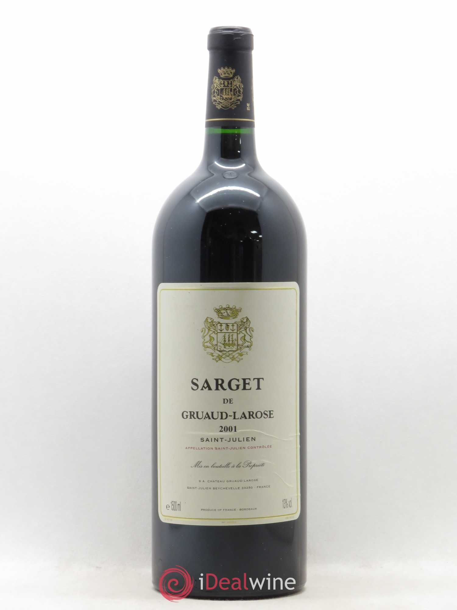 Sarget de Gruaud Larose Second Vin 2001 - Lot de 1 magnum - 0