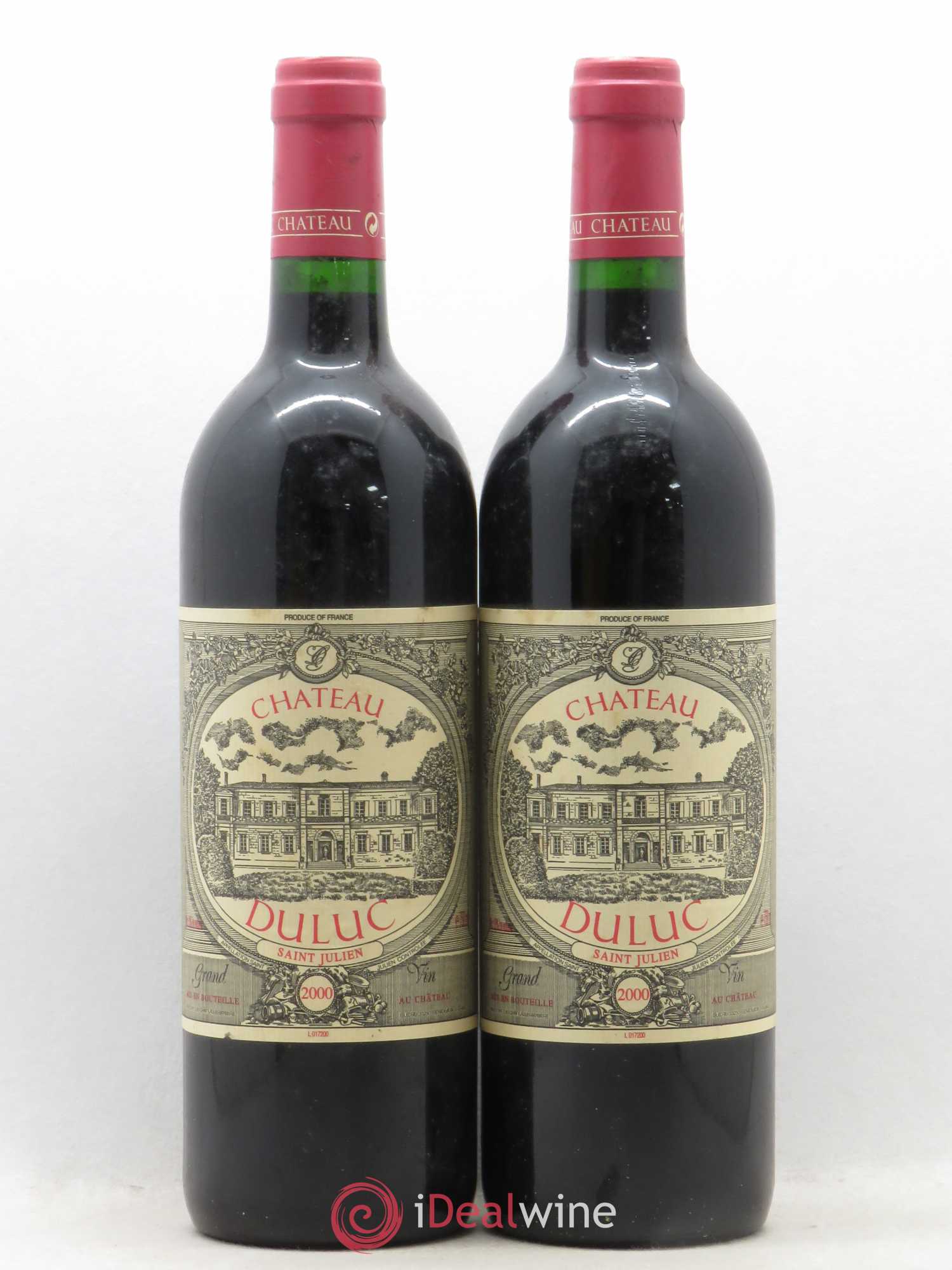 Duluc de Branaire Second Vin 2000 - Lot de 2 bouteilles - 0