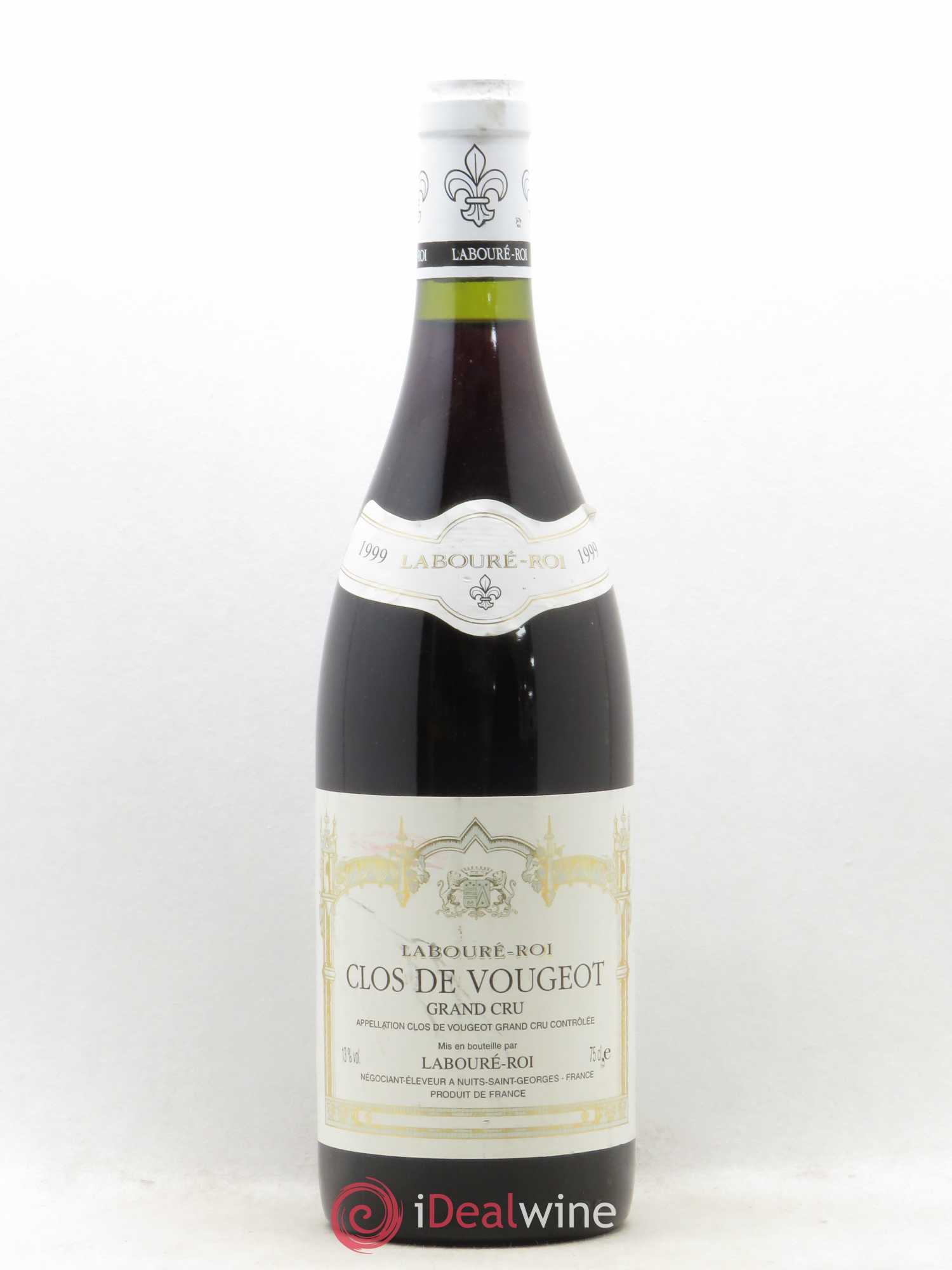 Clos de Vougeot Grand Cru Labouré Roi 1999 - Lot de 1 bouteille - 0