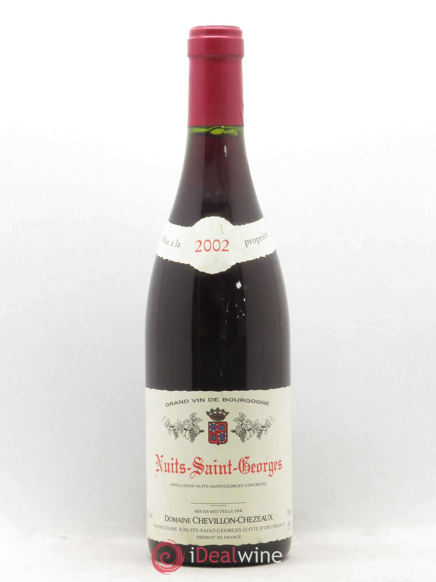 Nuits-Saint-Georges Domaine Chevillon Chezeaux 2002 - Lot de 1 bouteille - 0