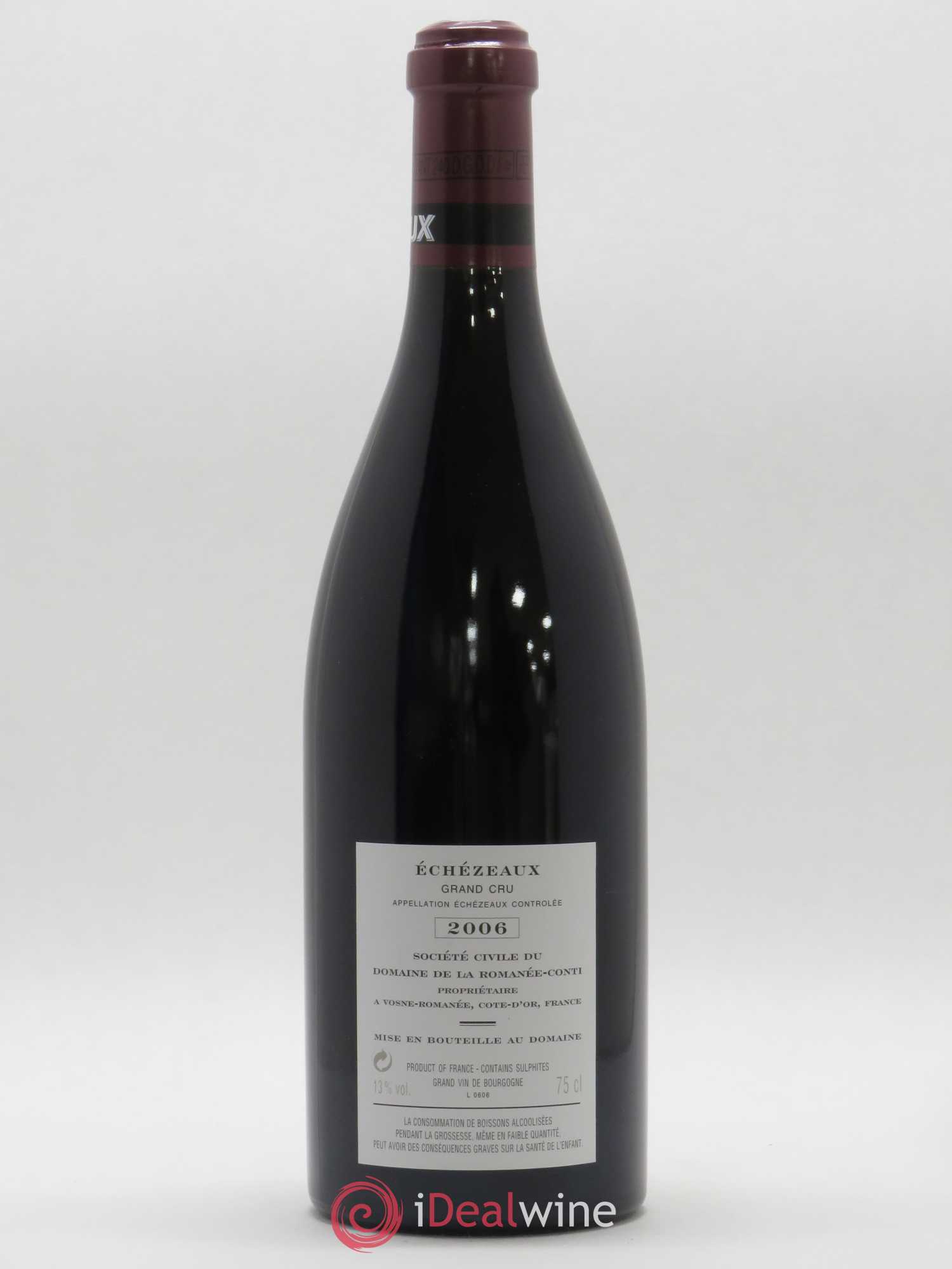 Echezeaux Grand Cru Domaine de la Romanée-Conti 2006 - Lot de 1 bouteille - 1