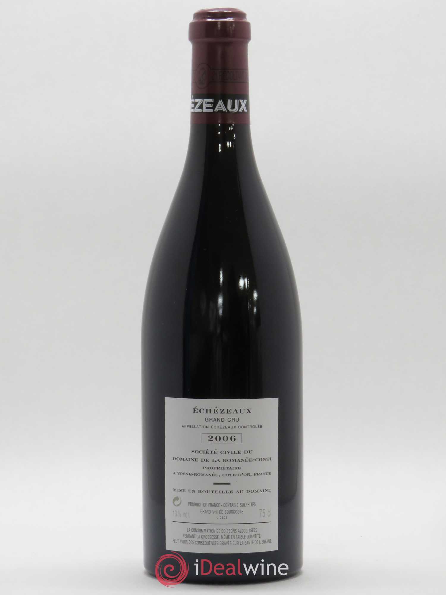 Echezeaux Grand Cru Domaine de la Romanée-Conti 2006 - Lot de 1 bouteille - 1