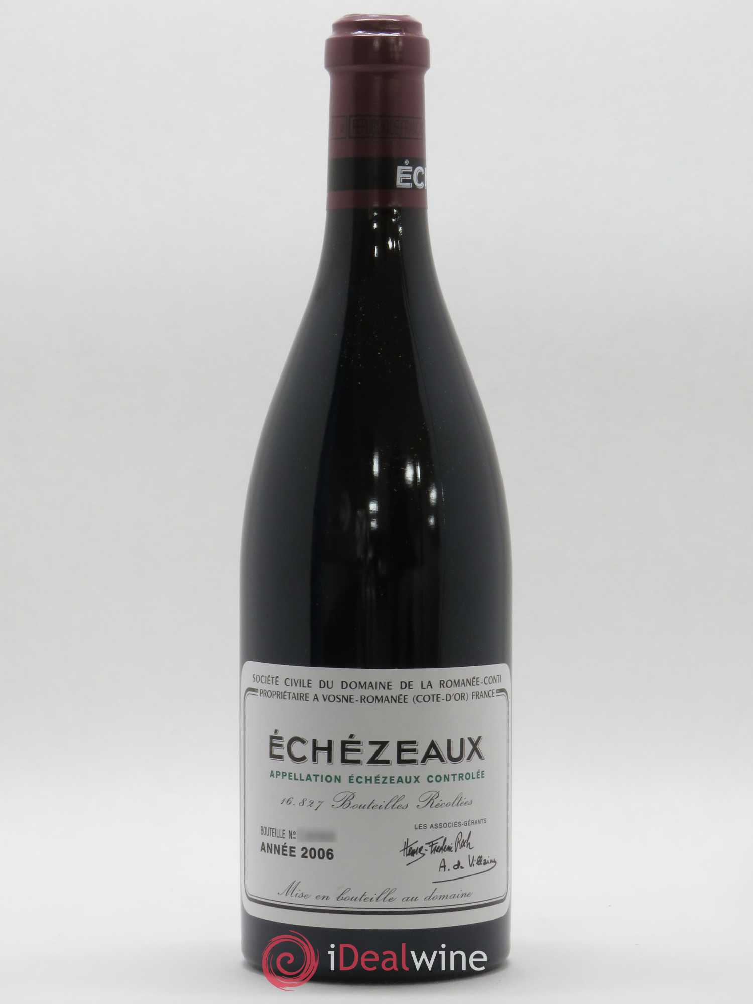 Echezeaux Grand Cru Domaine de la Romanée-Conti 2006 - Lot de 1 bouteille - 0