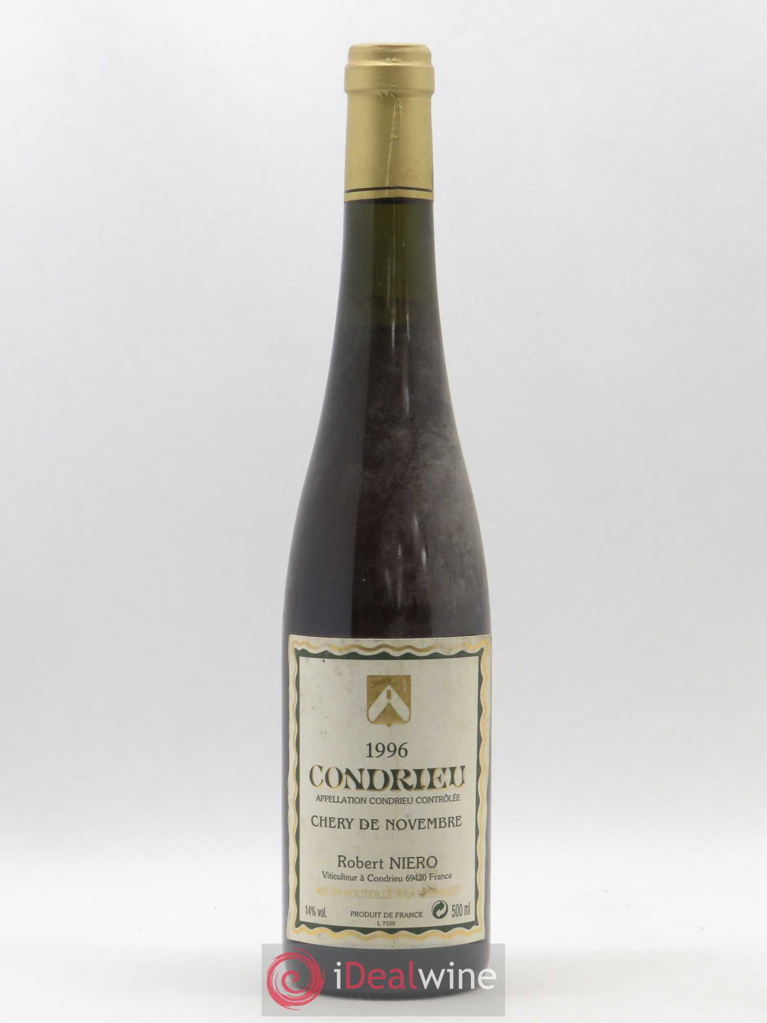 Condrieu Chery de Novembre Robert Niero 50cl 1996 - Posten von 1 Flasche - 0